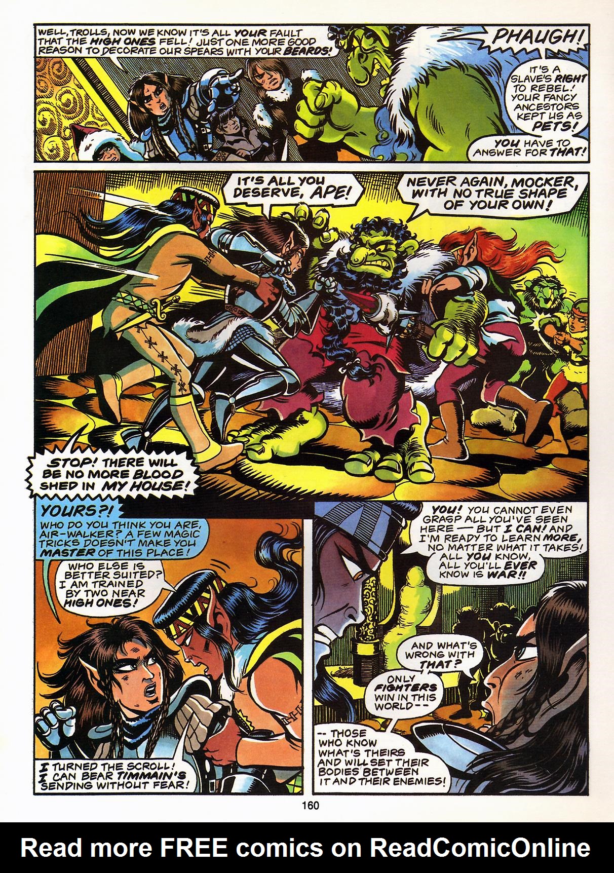 Read online ElfQuest (Starblaze Edition) comic -  Issue # TPB 4 - 165