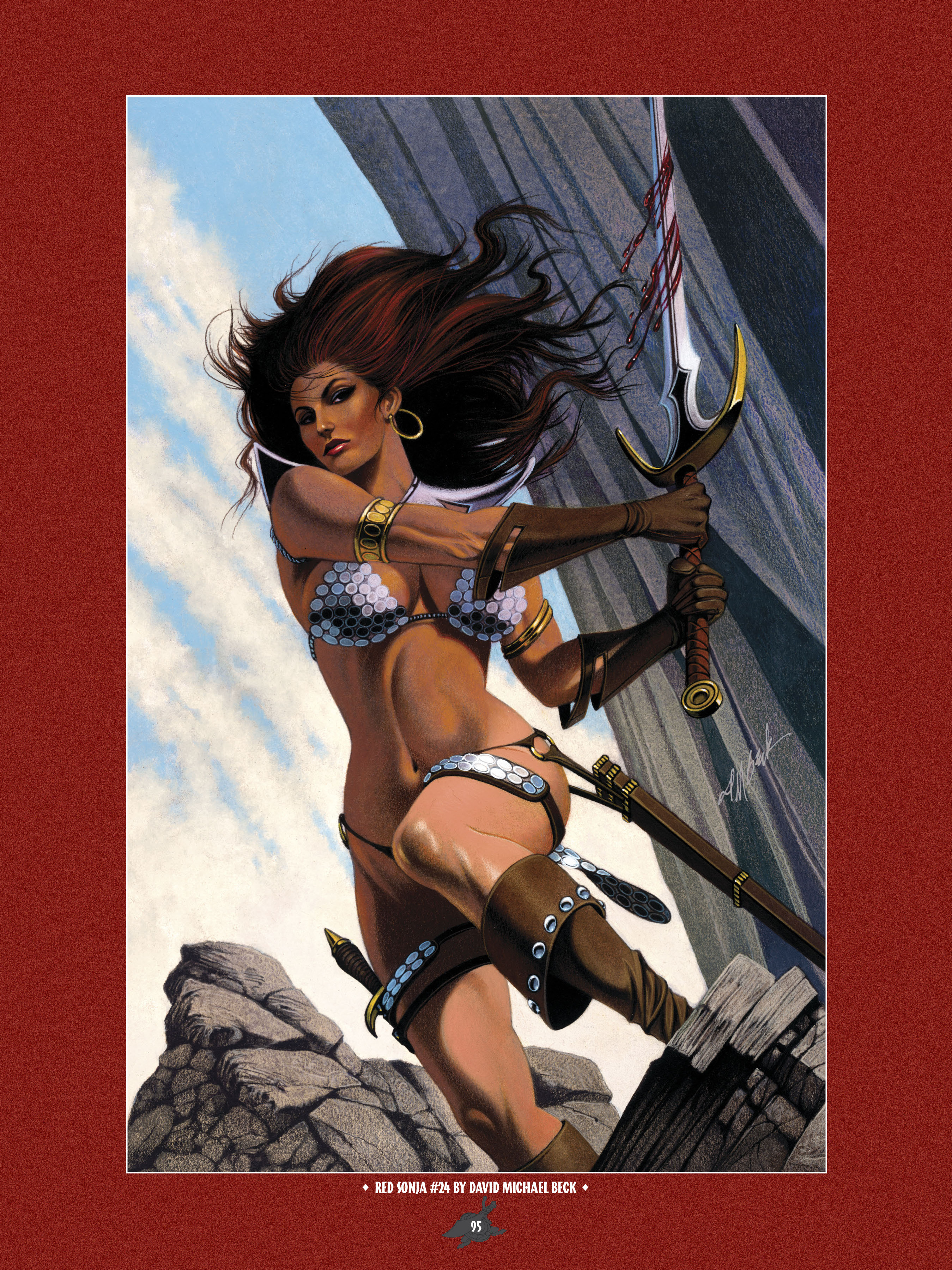 Read online The Art of Red Sonja comic -  Issue # TPB 1 (Part 1) - 94