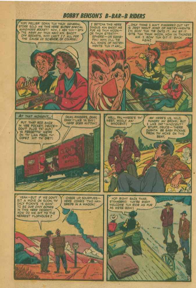 Read online Bobby Benson's B-Bar-B Riders comic -  Issue #1 - 4