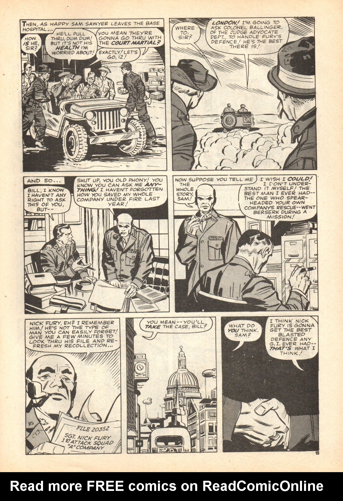 Read online Fury (1977) comic -  Issue #11 - 15