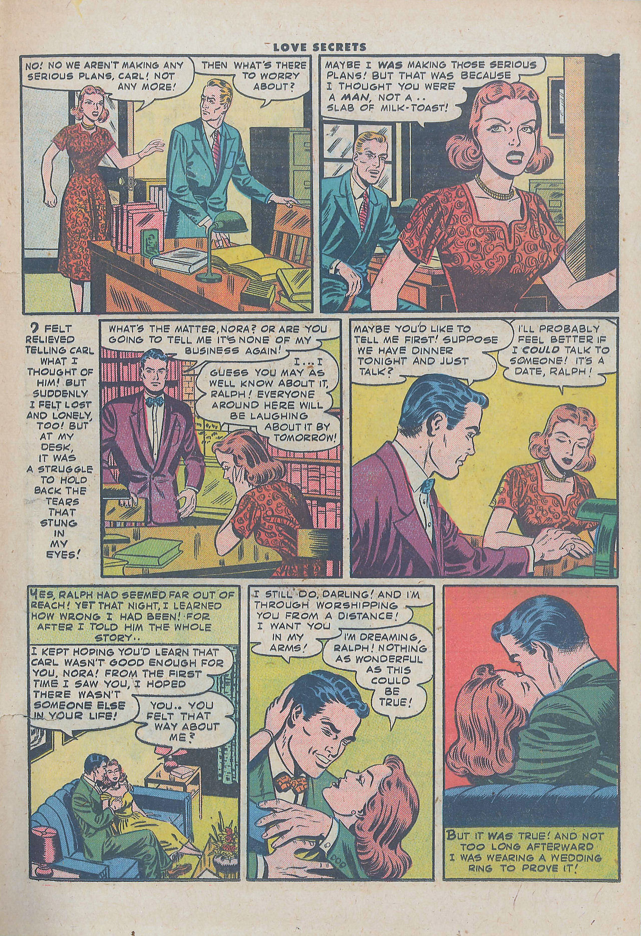 Read online Love Secrets (1953) comic -  Issue #55 - 17