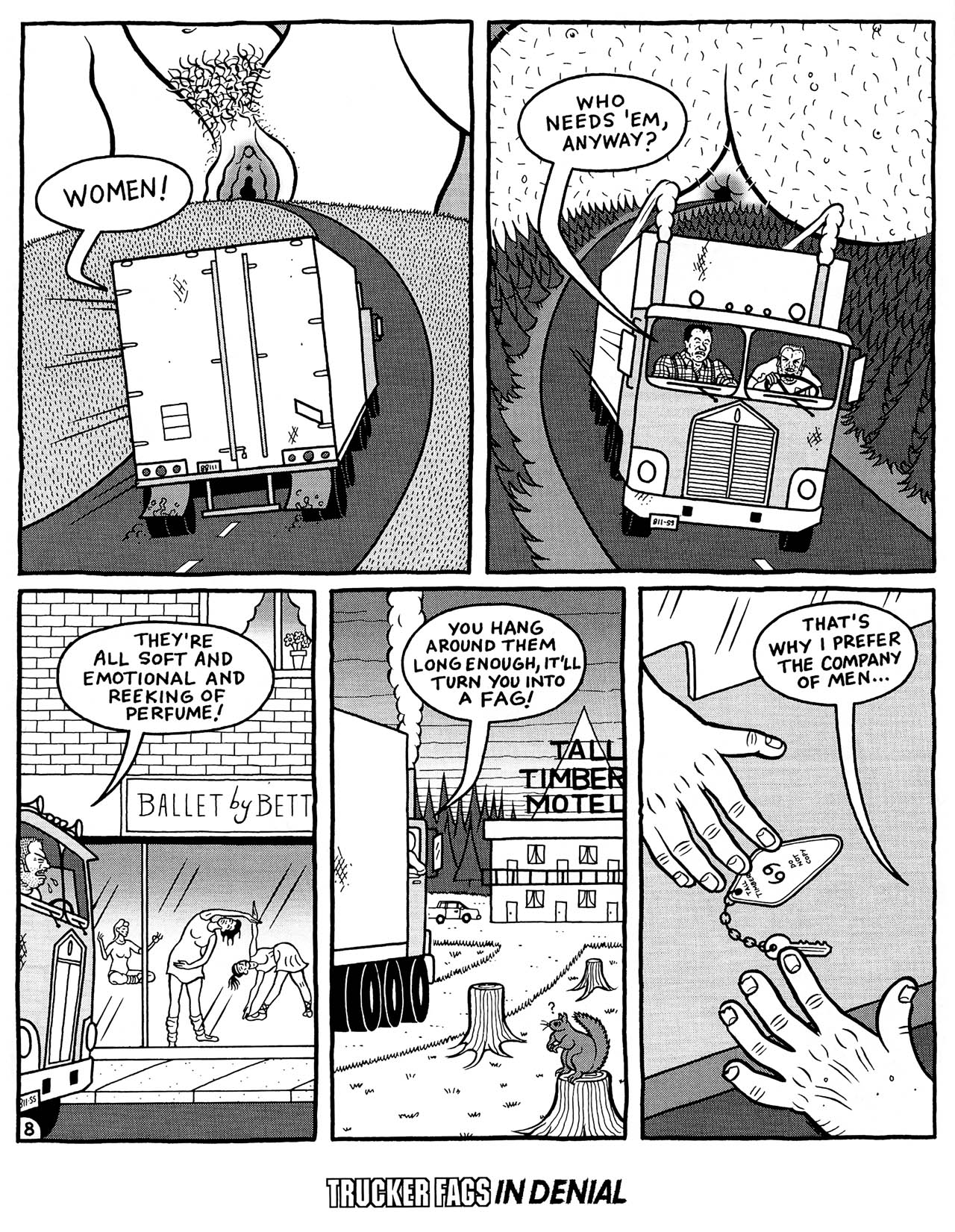 Read online Trucker Fags in Denial comic -  Issue # Full - 10