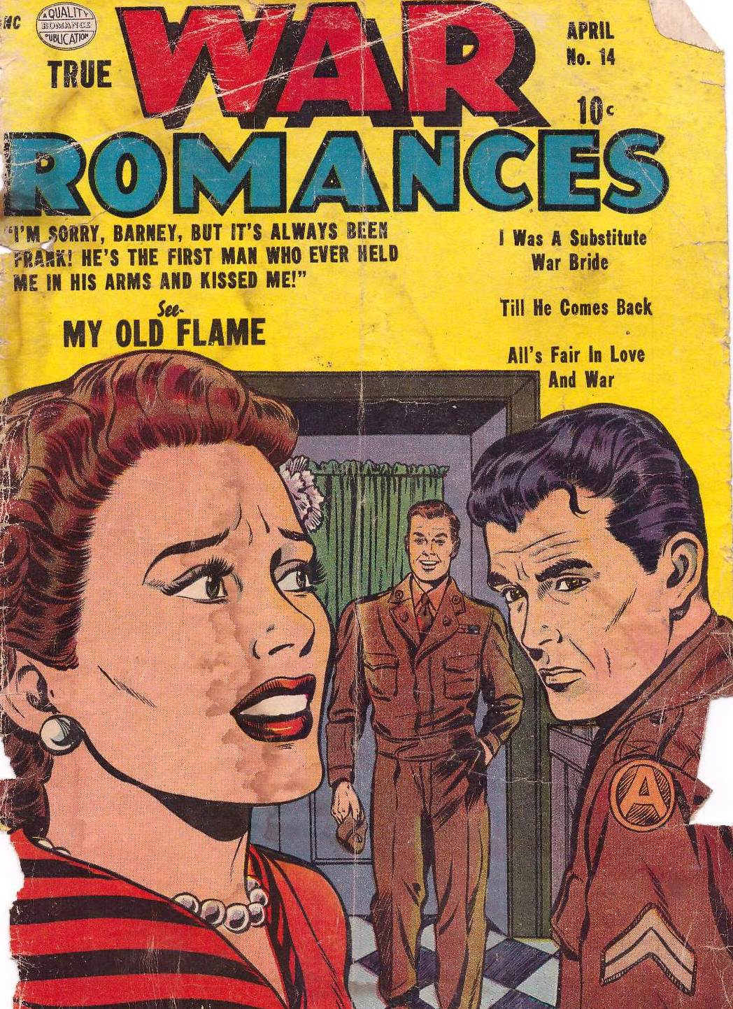 Read online True War Romances comic -  Issue #14 - 1
