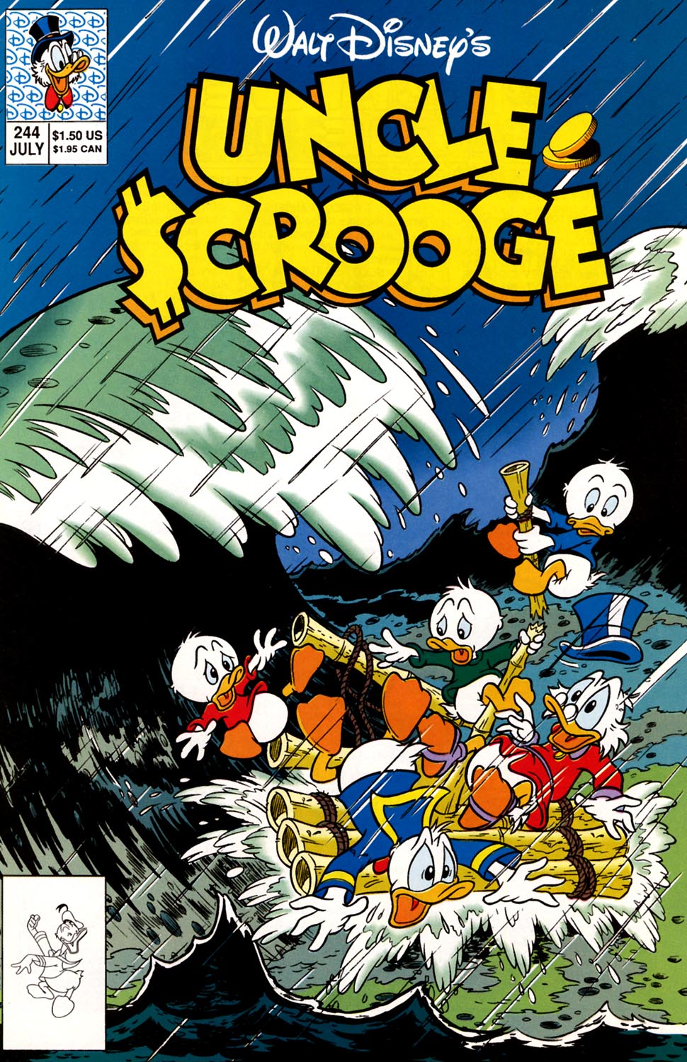 Read online Uncle Scrooge (1953) comic -  Issue #244 - 1