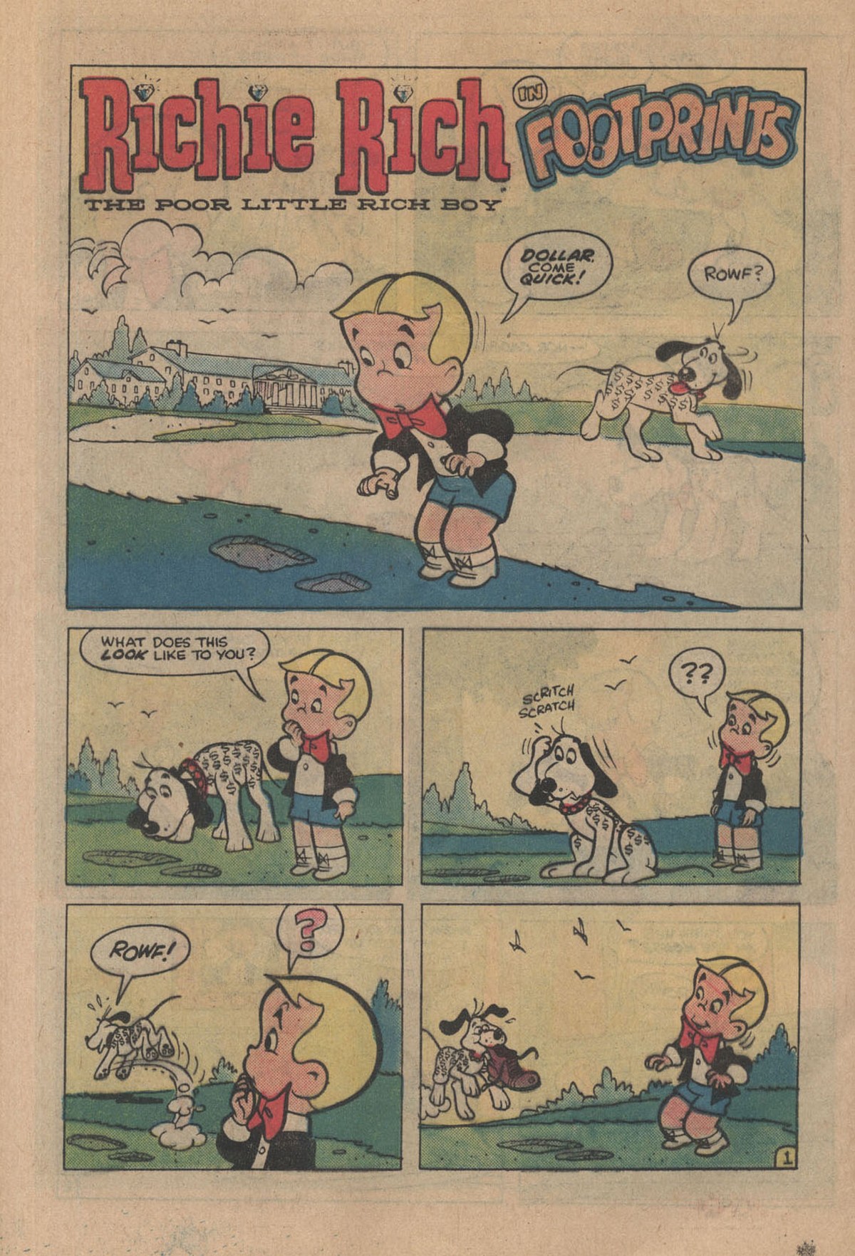 Read online Richie Rich & Dollar the Dog comic -  Issue #20 - 21