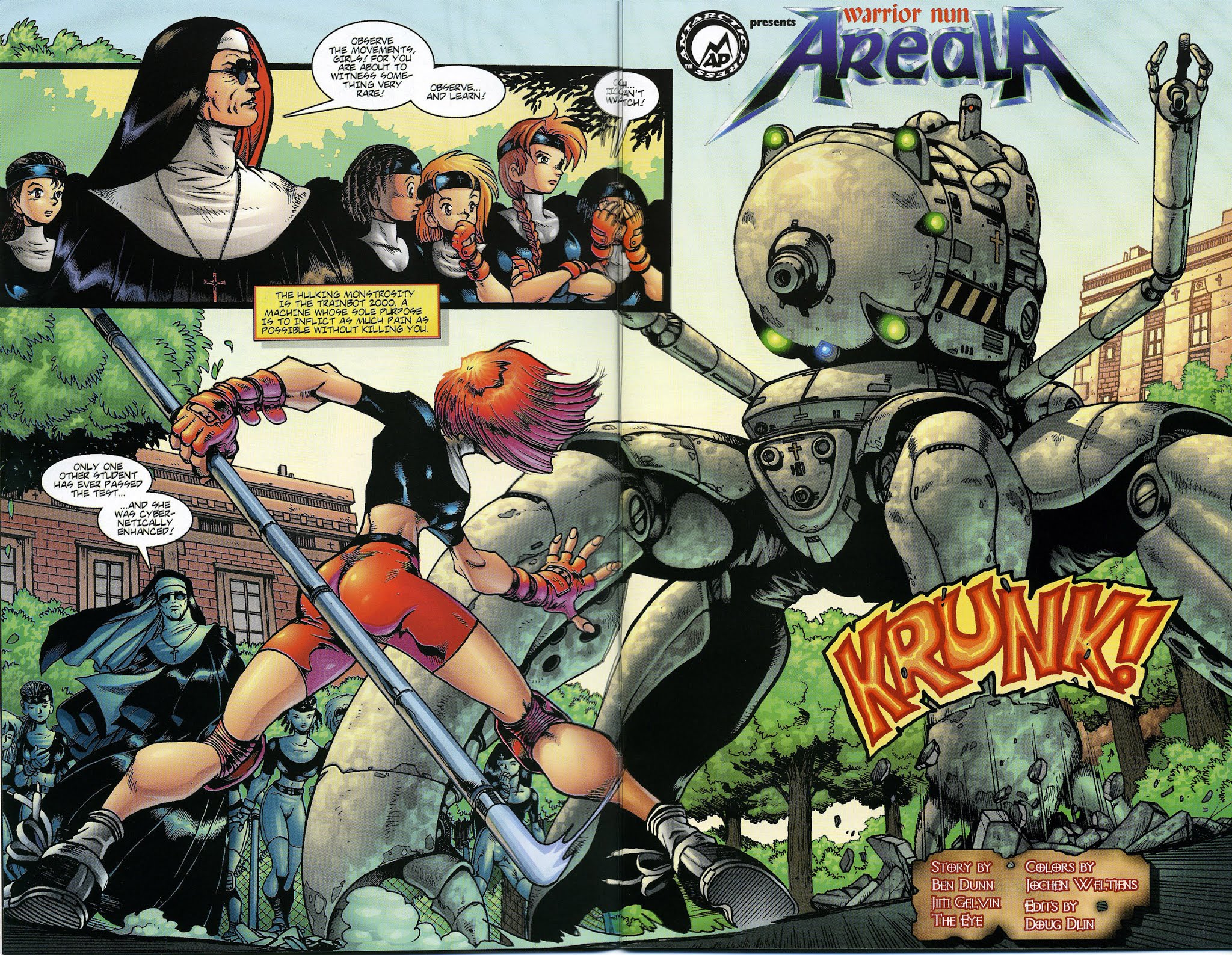 Read online Warrior Nun Areala: Resurrection comic -  Issue #1 - 10