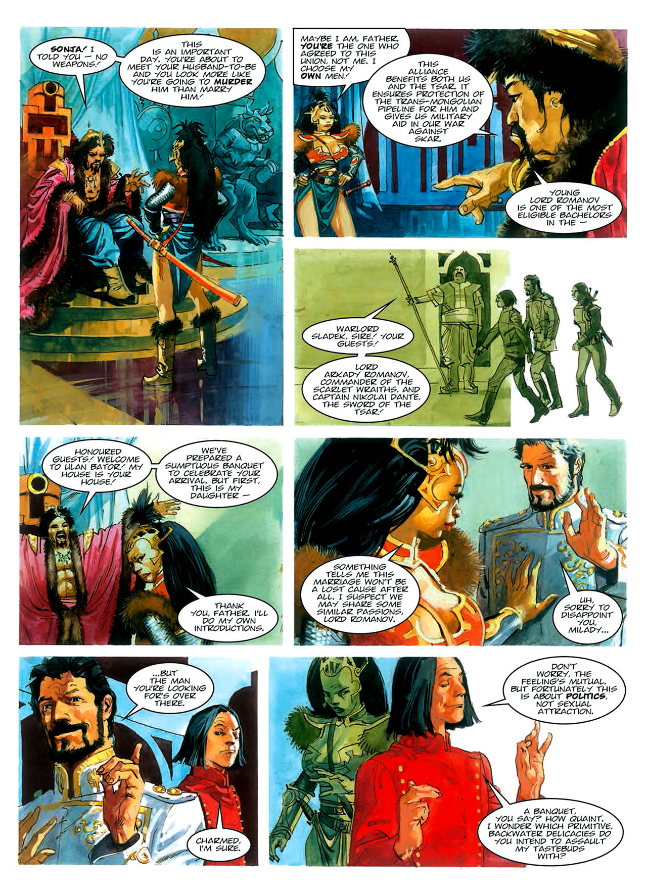 Read online Nikolai Dante comic -  Issue # TPB 8 - 155