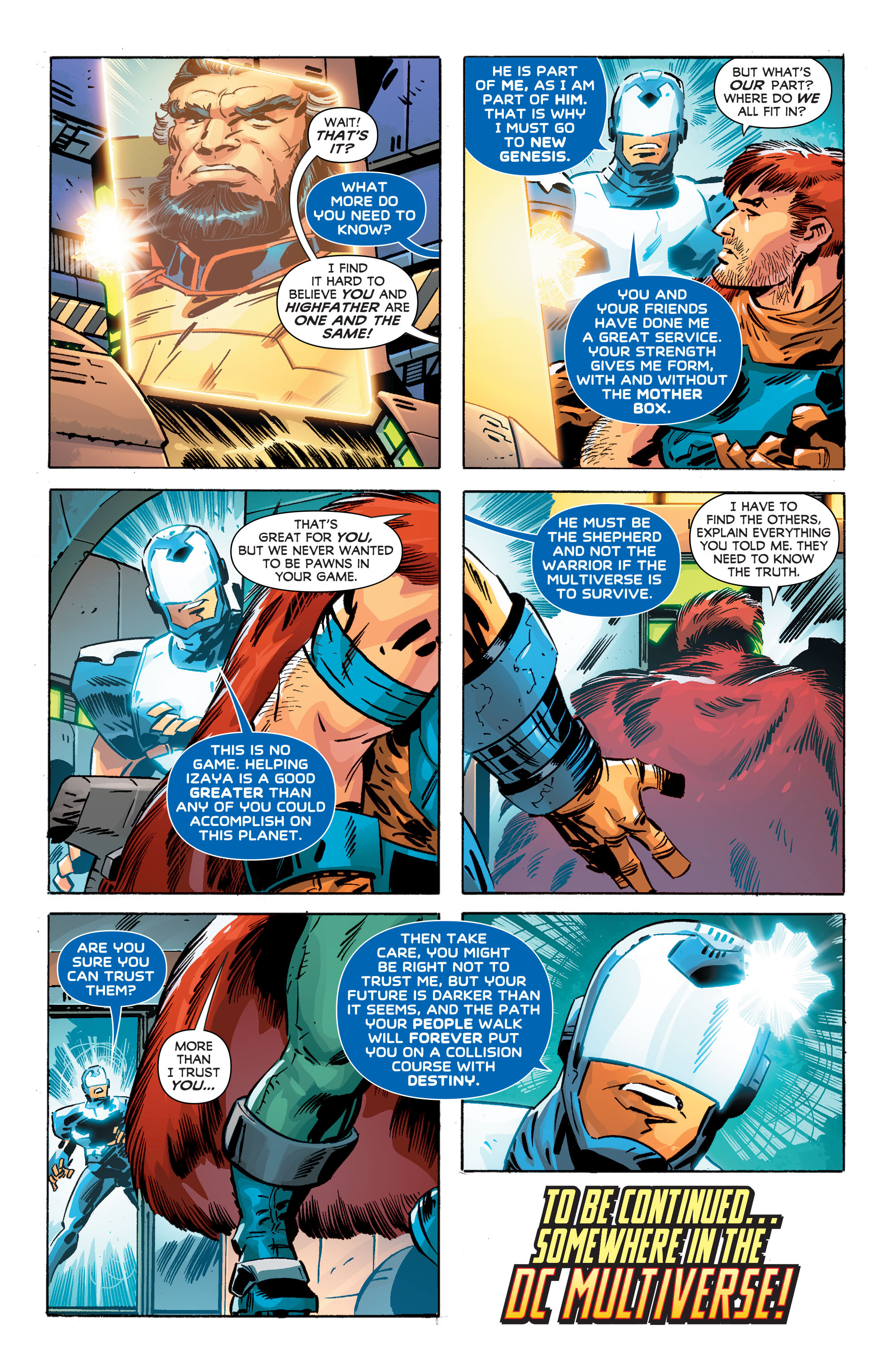 Read online Infinity Man and the Forever People comic -  Issue #9 - 19
