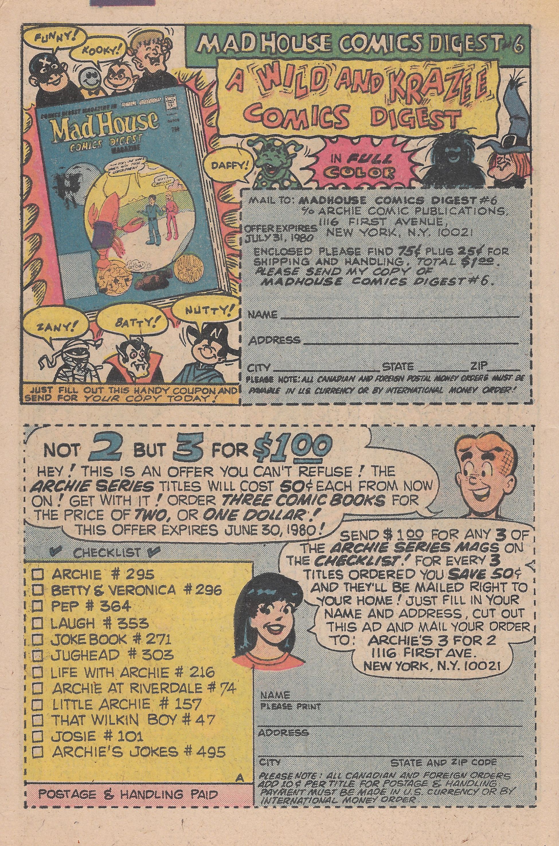 Read online Archie's TV Laugh-Out comic -  Issue #77 - 34