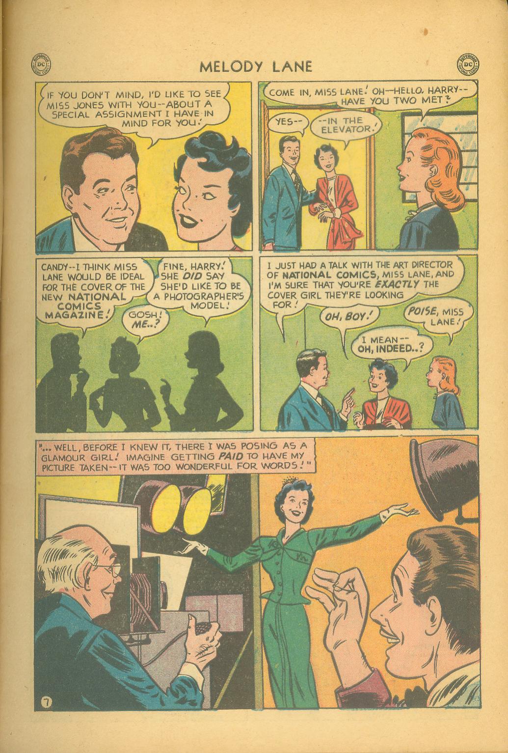Read online Miss Melody Lane of Broadway comic -  Issue #1 - 9