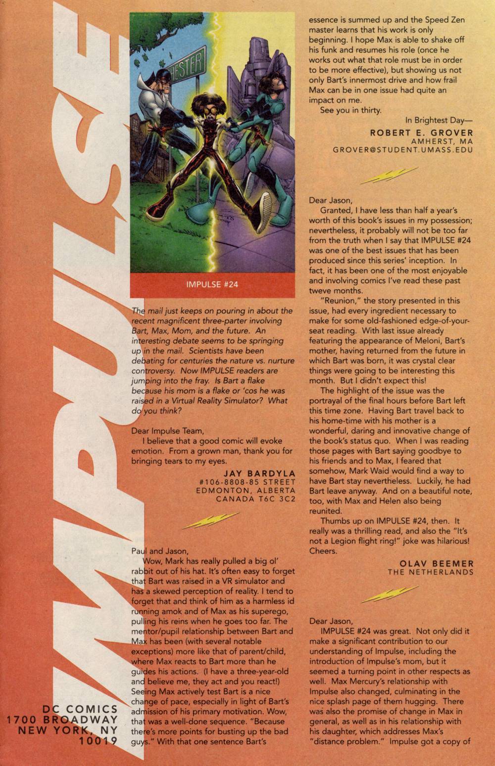 Read online Impulse (1995) comic -  Issue #27 - 24
