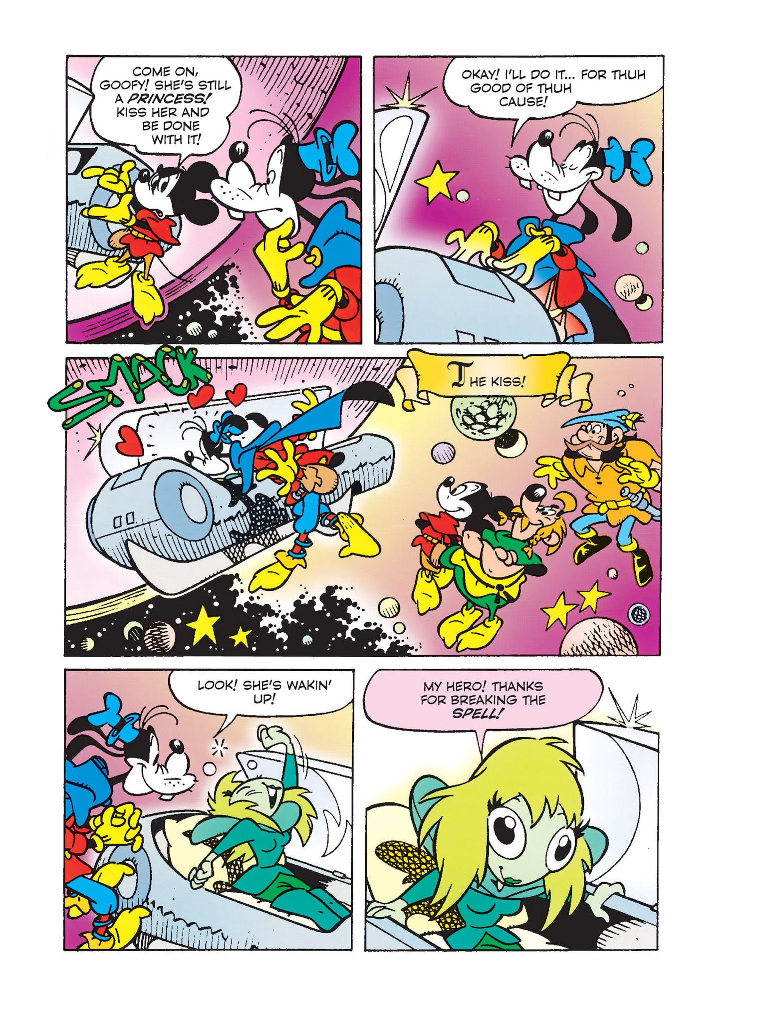 Read online Mickey Mouse and the Sleeping Beauty in the Stars comic -  Issue #2 - 17