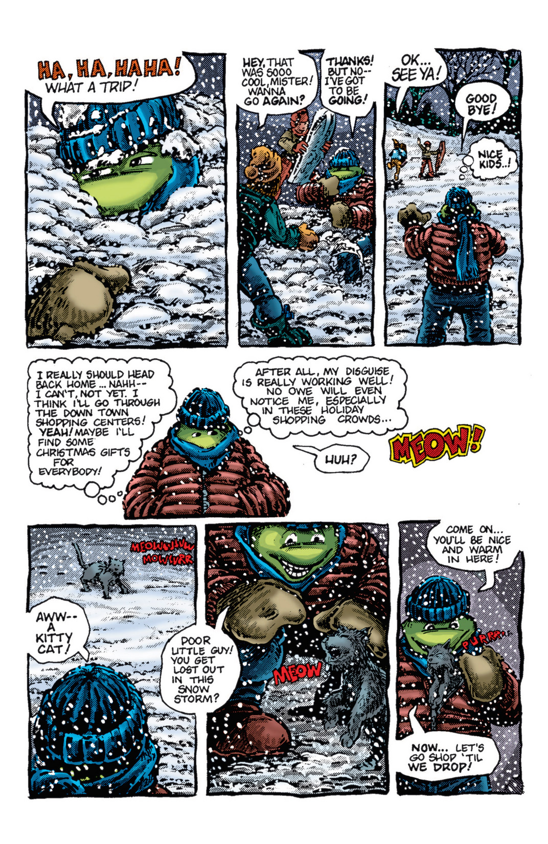 Read online Teenage Mutant Ninja Turtles Color Classics: Michaelangelo Micro-Series comic -  Issue # Full - 6