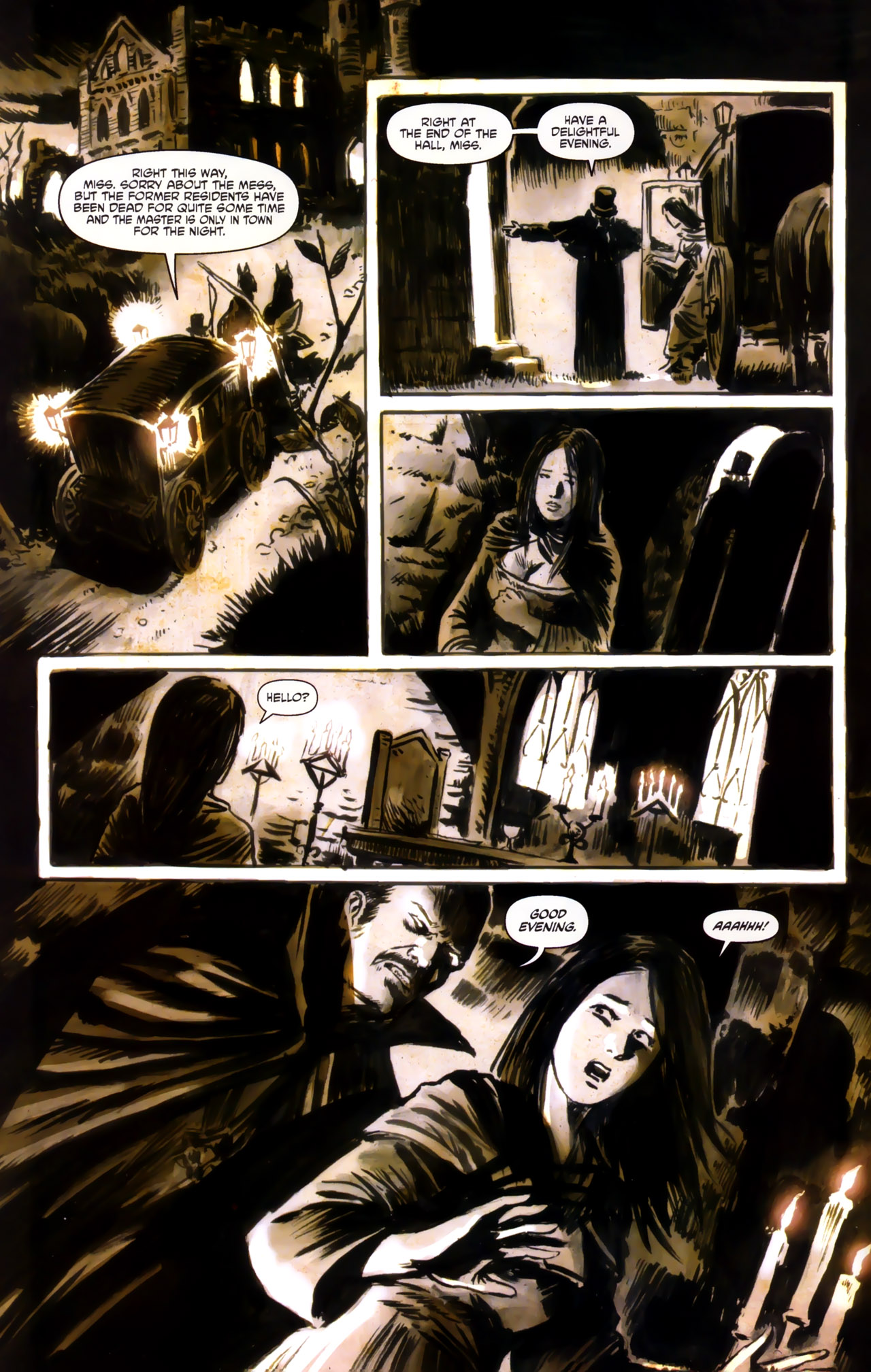 Read online Frank Frazetta's Dracula Meets the Wolfman comic -  Issue # Full - 12