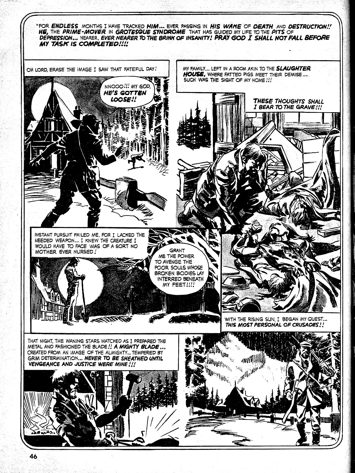 Read online Nightmare (1970) comic -  Issue #7 - 46