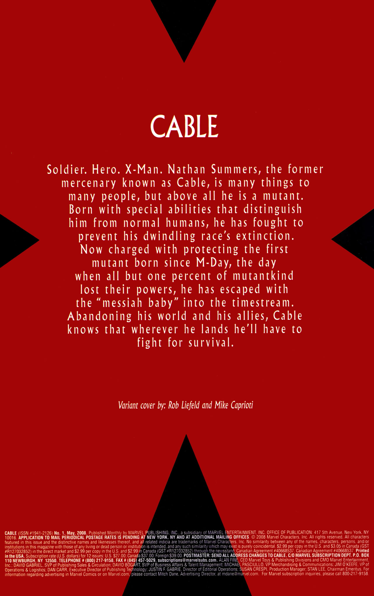 Read online Cable (2008) comic -  Issue #1 - 3