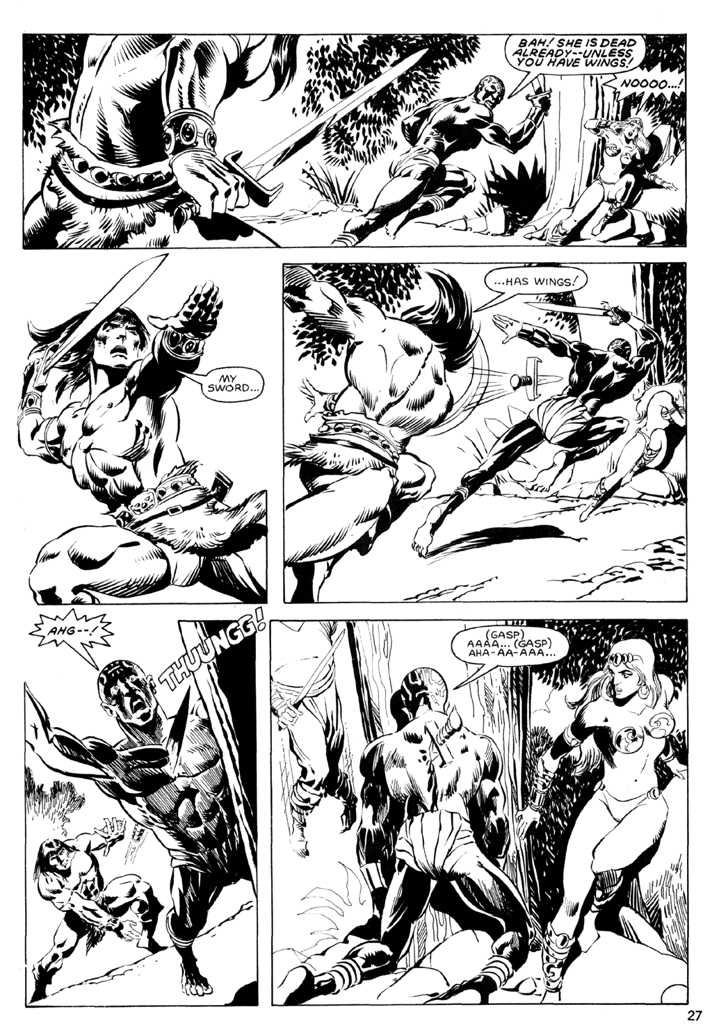 Read online The Savage Sword Of Conan comic -  Issue #120 - 28