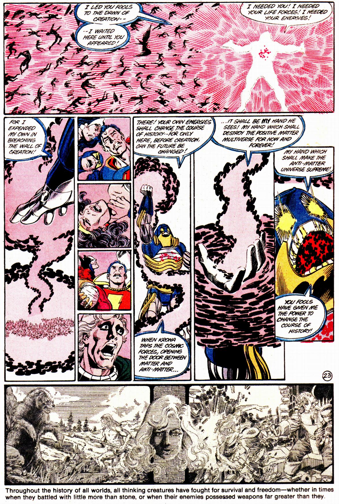 Read online Crisis on Infinite Earths (1985) comic -  Issue #10 - 24