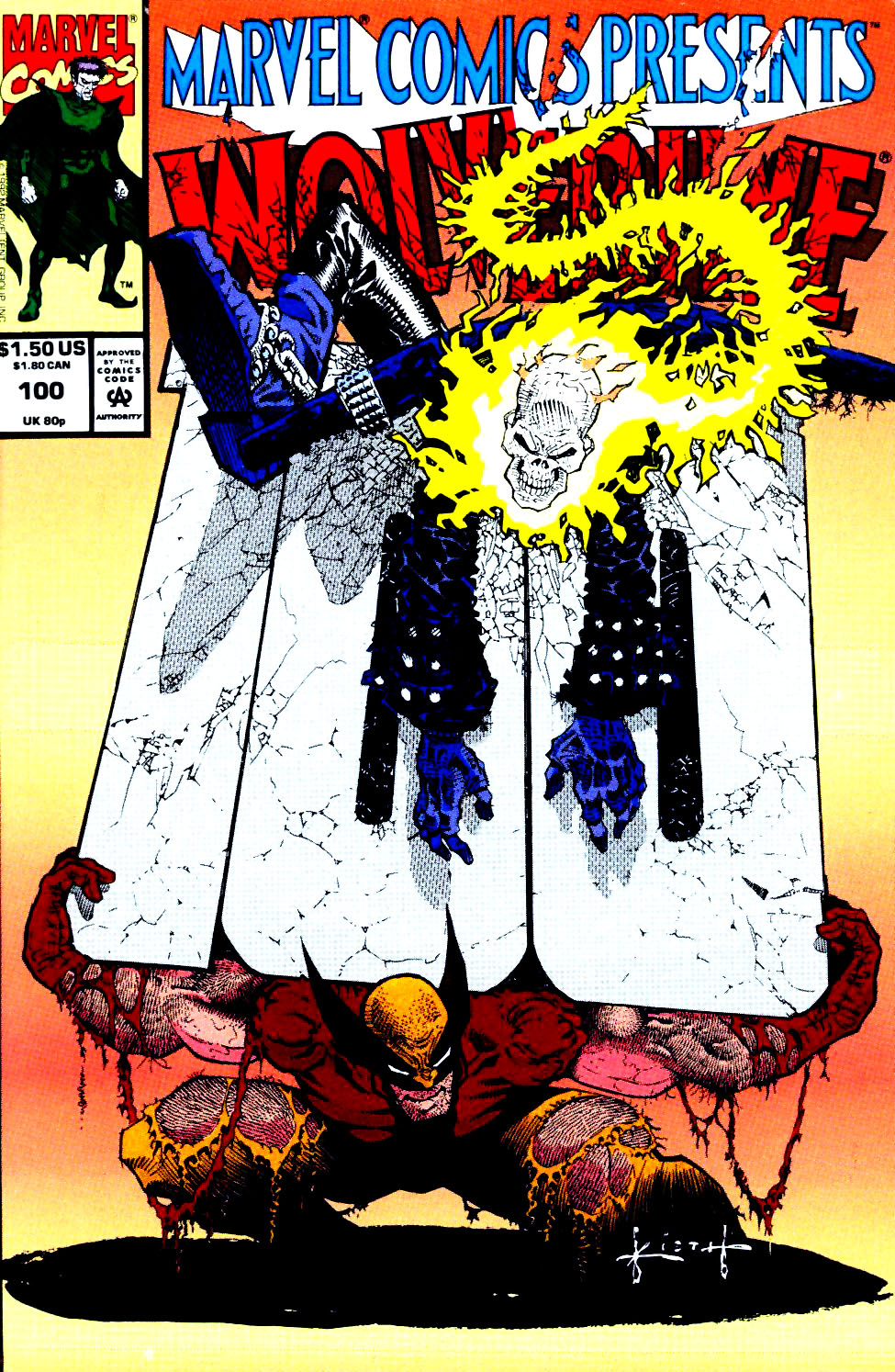 Read online Marvel Comics Presents (1988) comic -  Issue #100 - 2