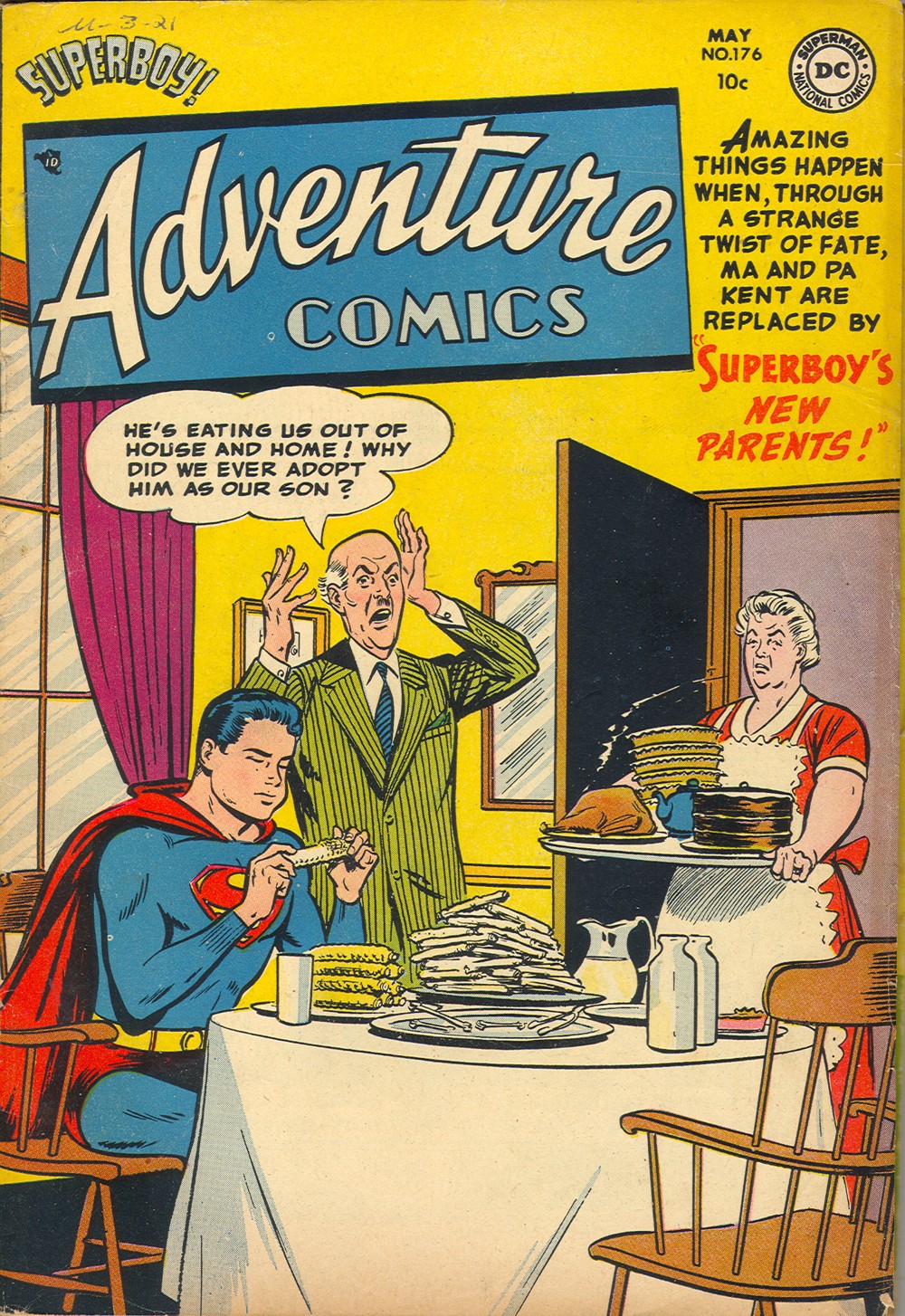 Read online Adventure Comics (1938) comic -  Issue #176 - 1
