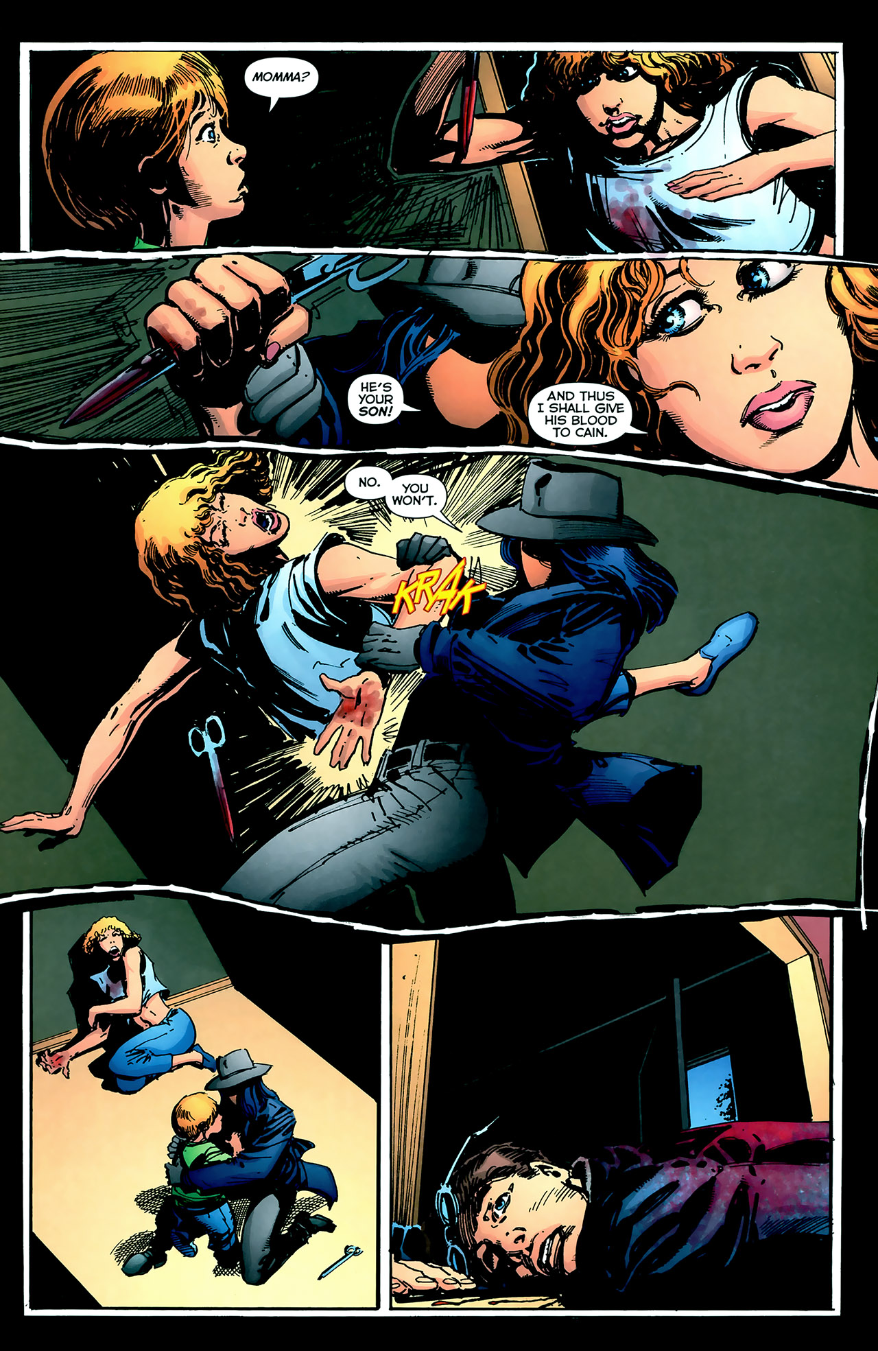 Read online Crime Bible: The Five Lessons of Blood comic -  Issue #1 - 21