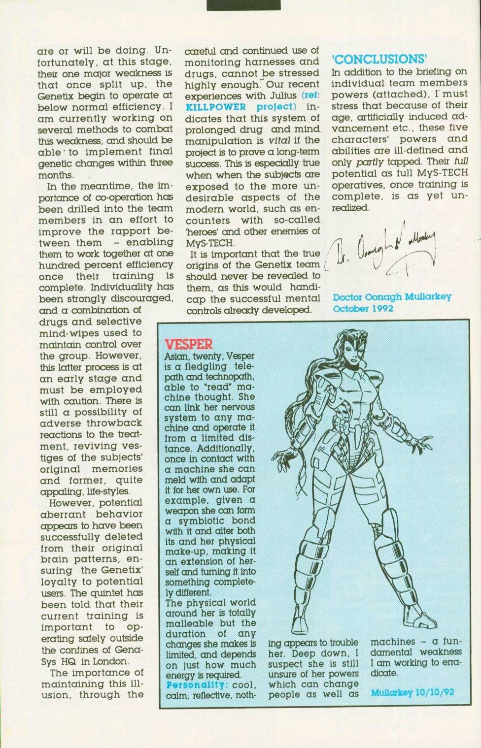 Read online Genetix comic -  Issue #1 - 25