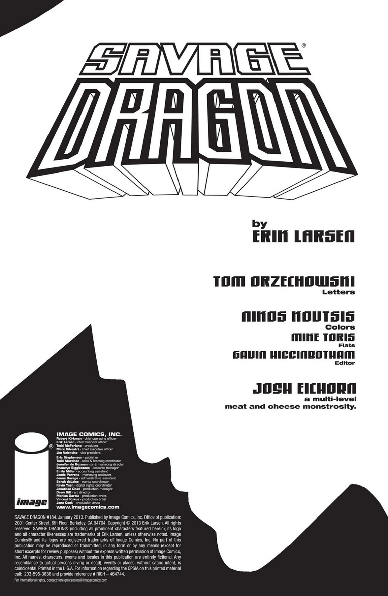 The Savage Dragon (1993) Issue #184 #187 - English 2
