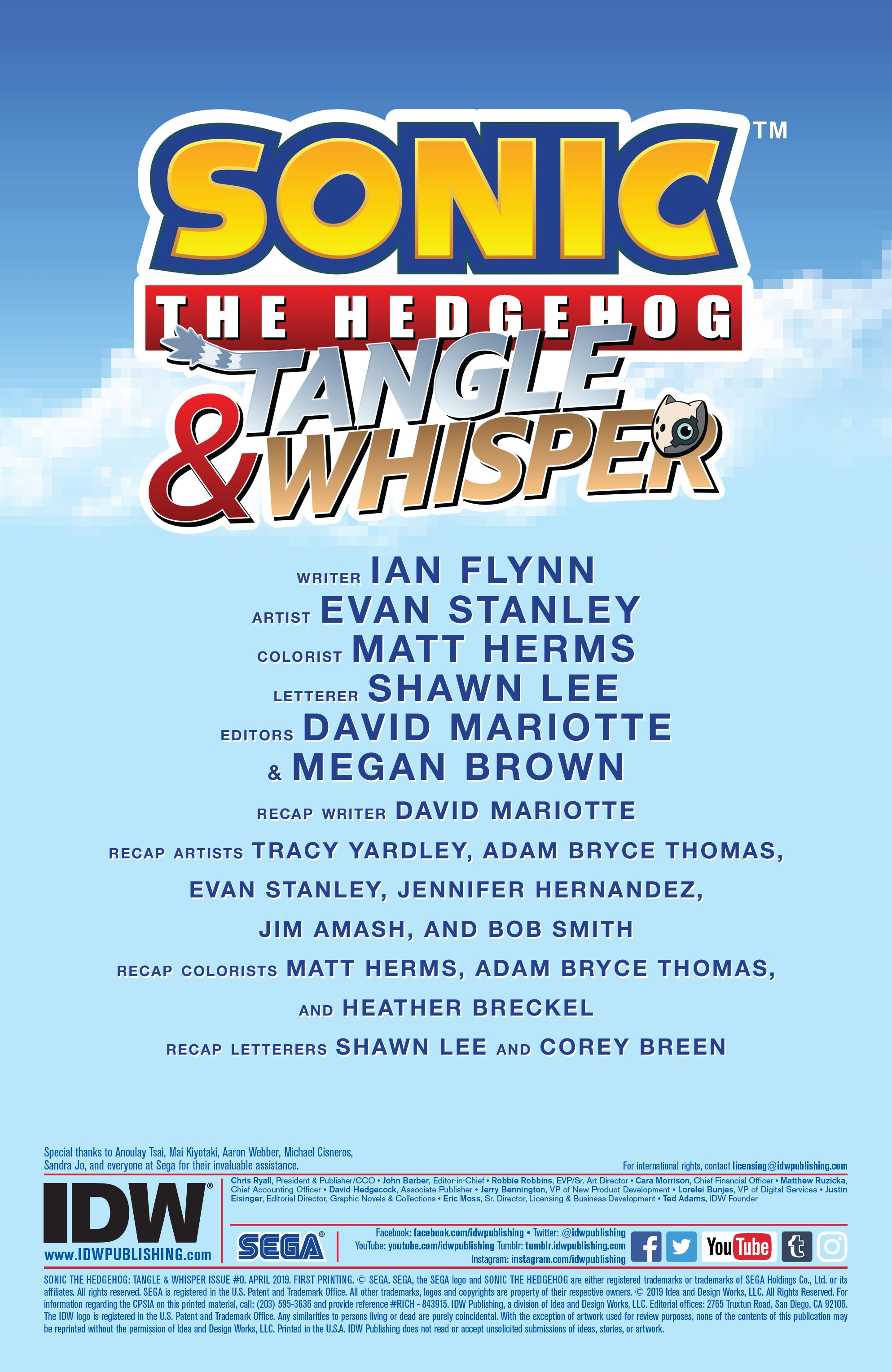 Read online Sonic the Hedgehog: Tangle & Whisper comic -  Issue #0 - 2