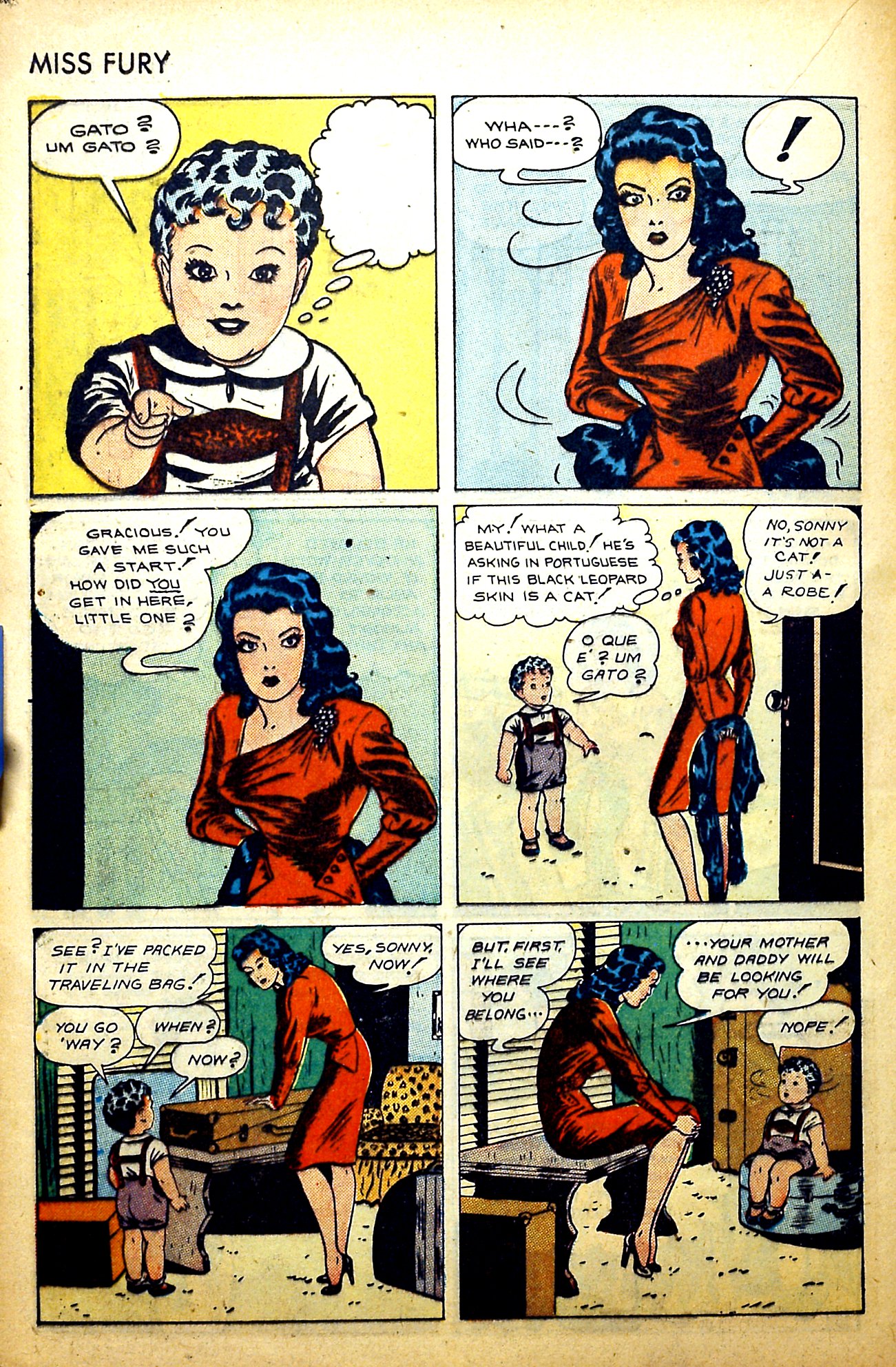 Read online Miss Fury (1942) comic -  Issue #8 - 25