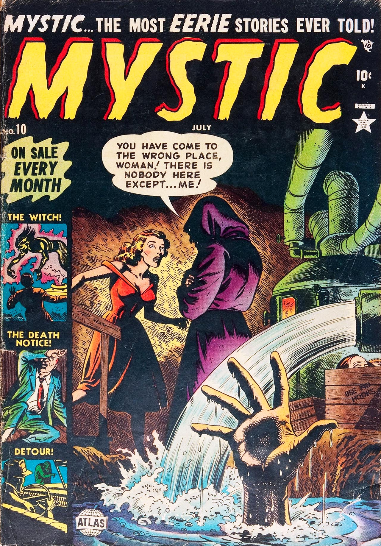 Read online Mystic (1951) comic -  Issue #10 - 1