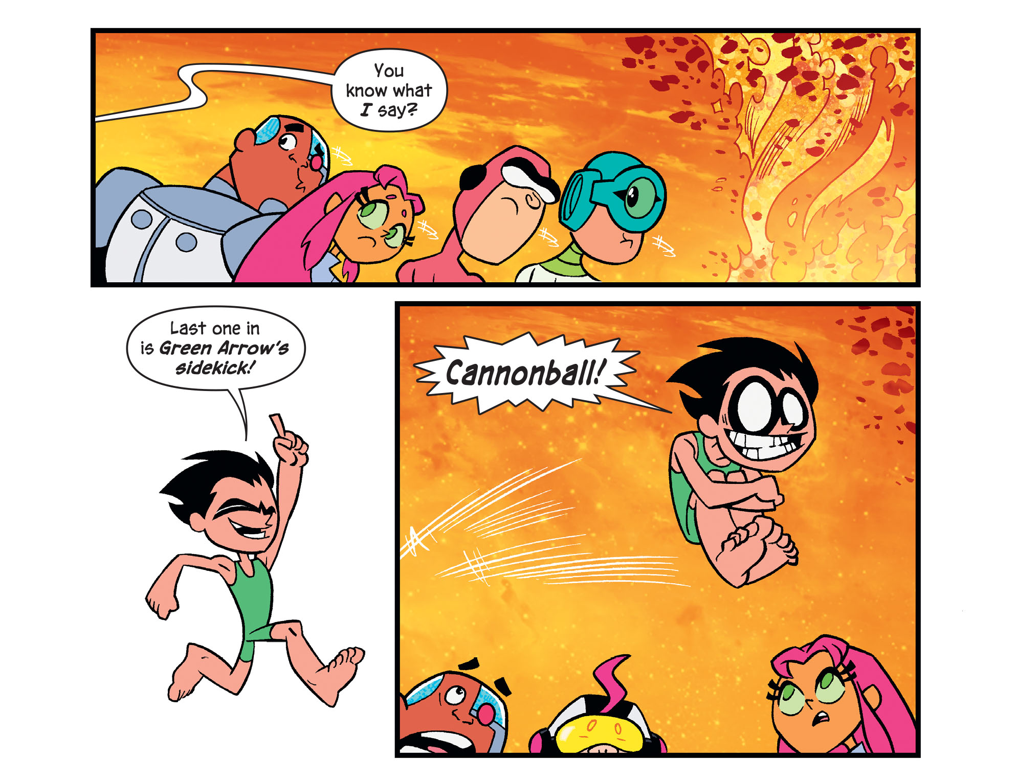 Read online Teen Titans Go! To Camp comic -  Issue #5 - 22