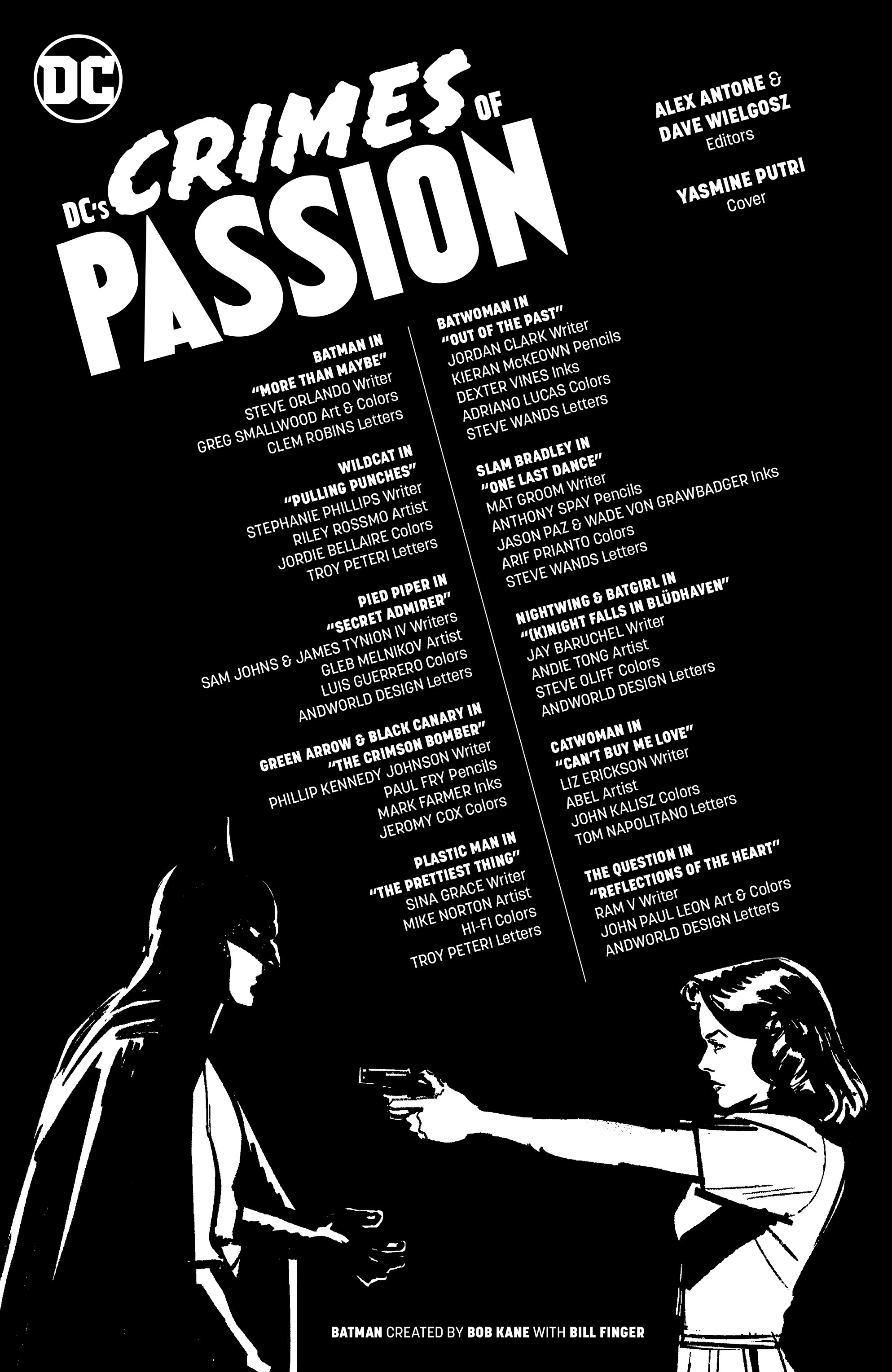 Read online DC's Crimes of Passion comic -  Issue # TPB - 2