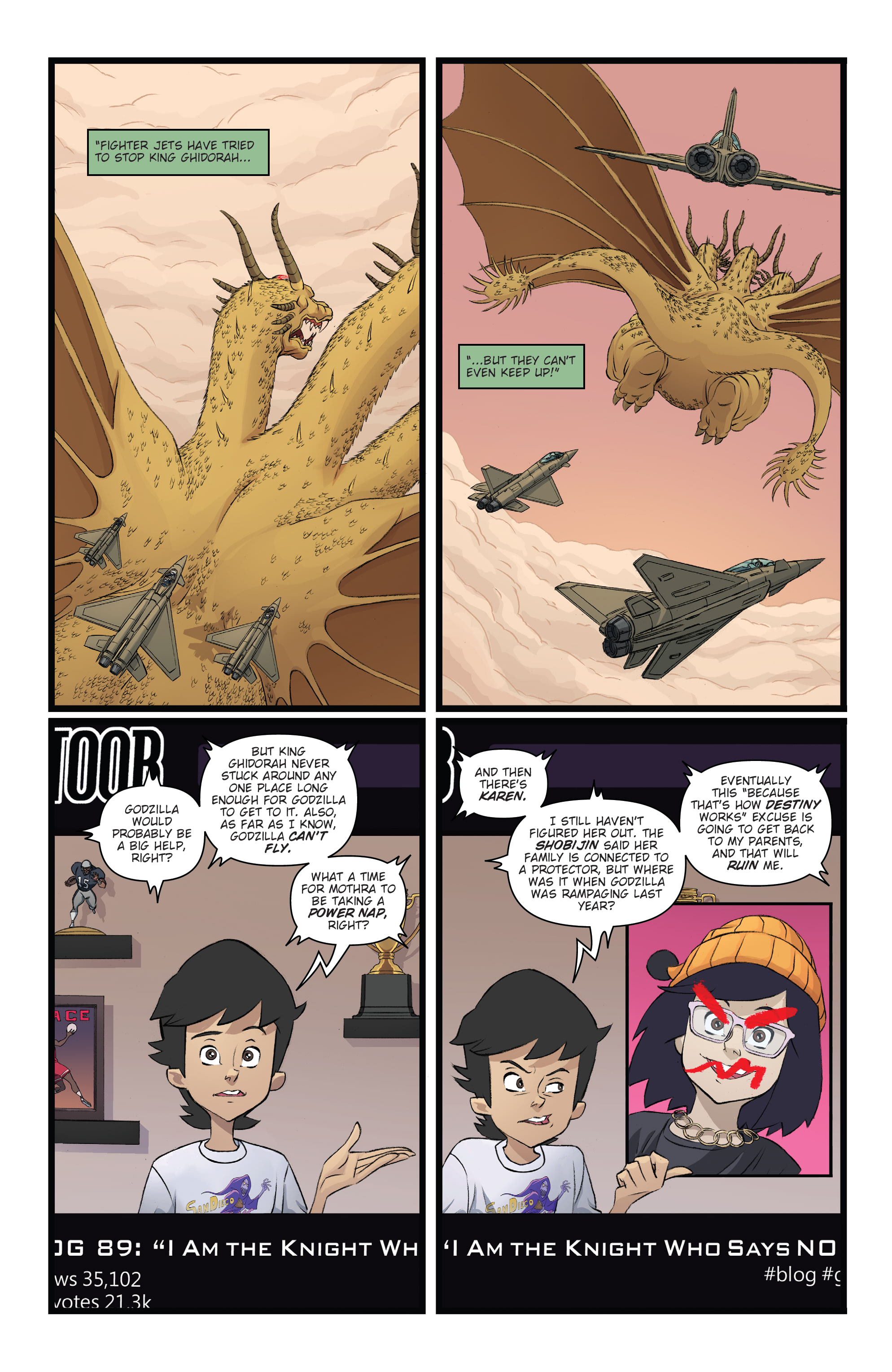 Read online Godzilla: Monsters & Protectors - All Hail the King! comic -  Issue #3 - 8