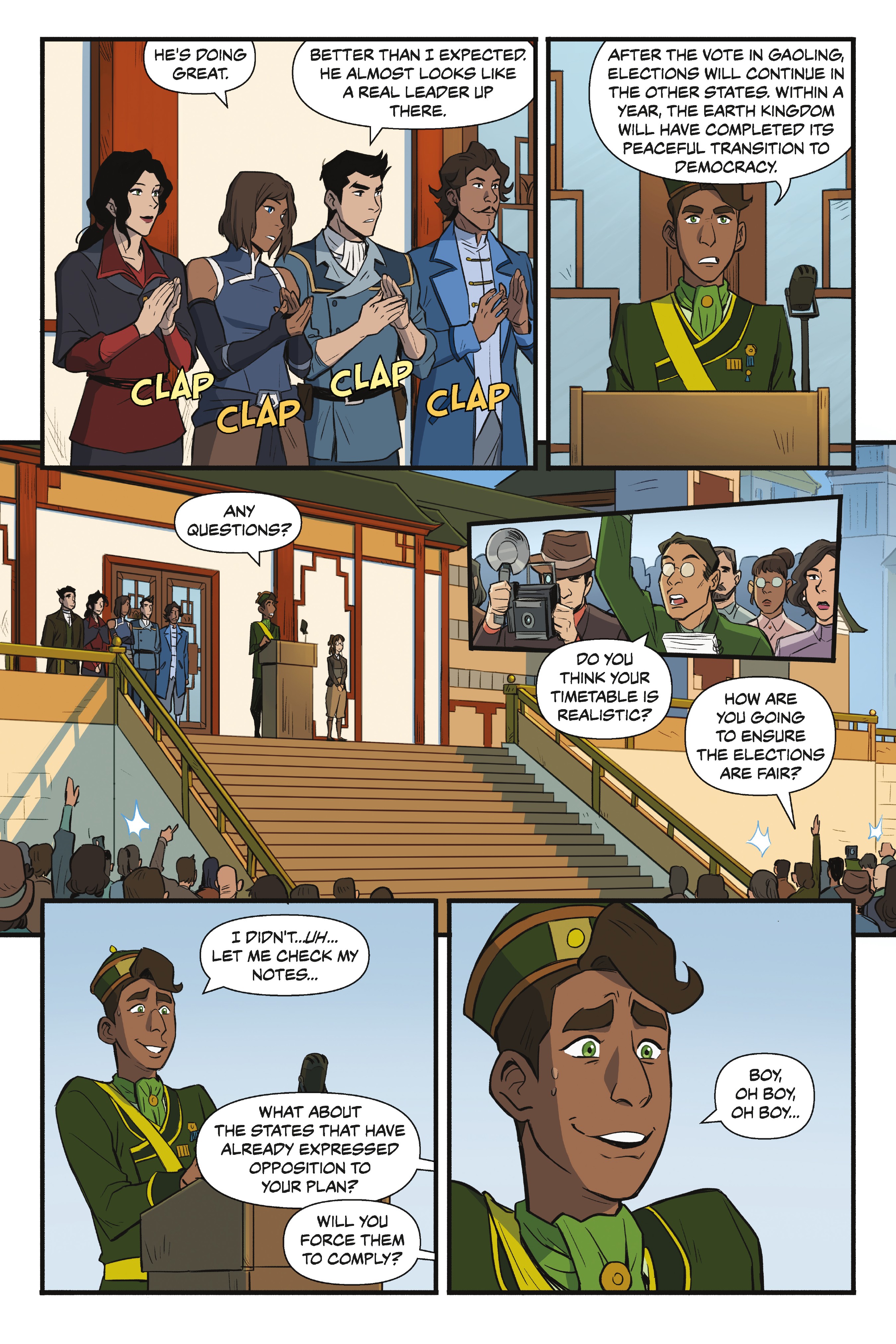 Read online Nickelodeon The Legend of Korra: Ruins of the Empire comic -  Issue # TPB 1 - 14