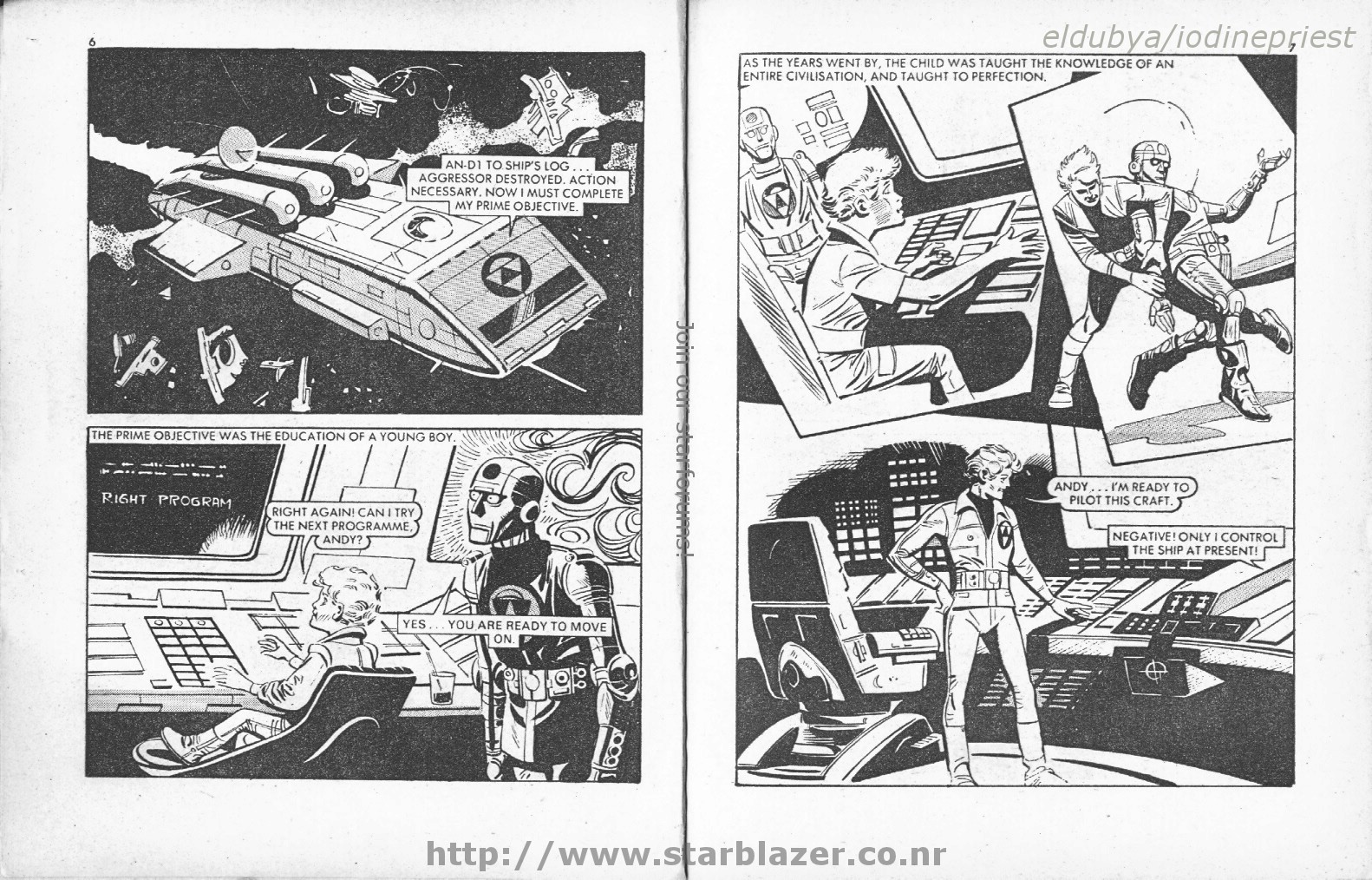 Read online Starblazer comic -  Issue #35 - 5