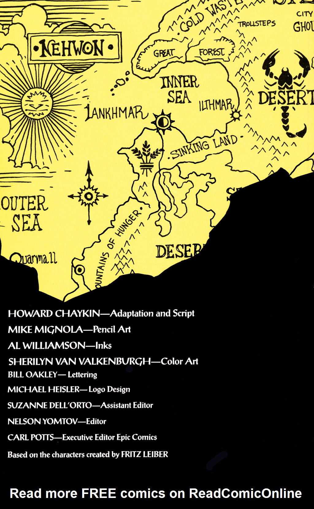 Read online Fafhrd and the Gray Mouser comic -  Issue #2 - 2