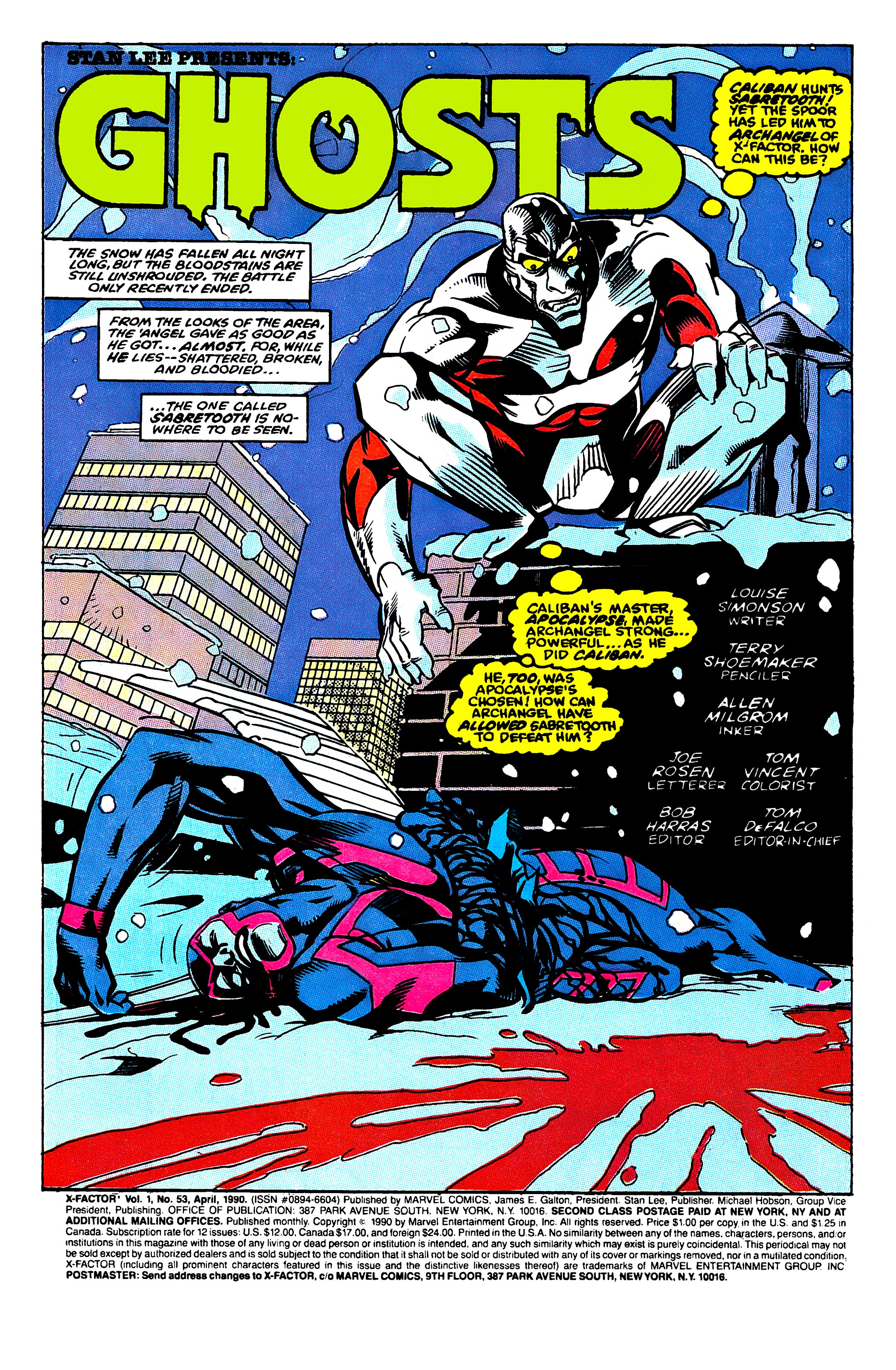 X-Factor (1986) 53 Page 1