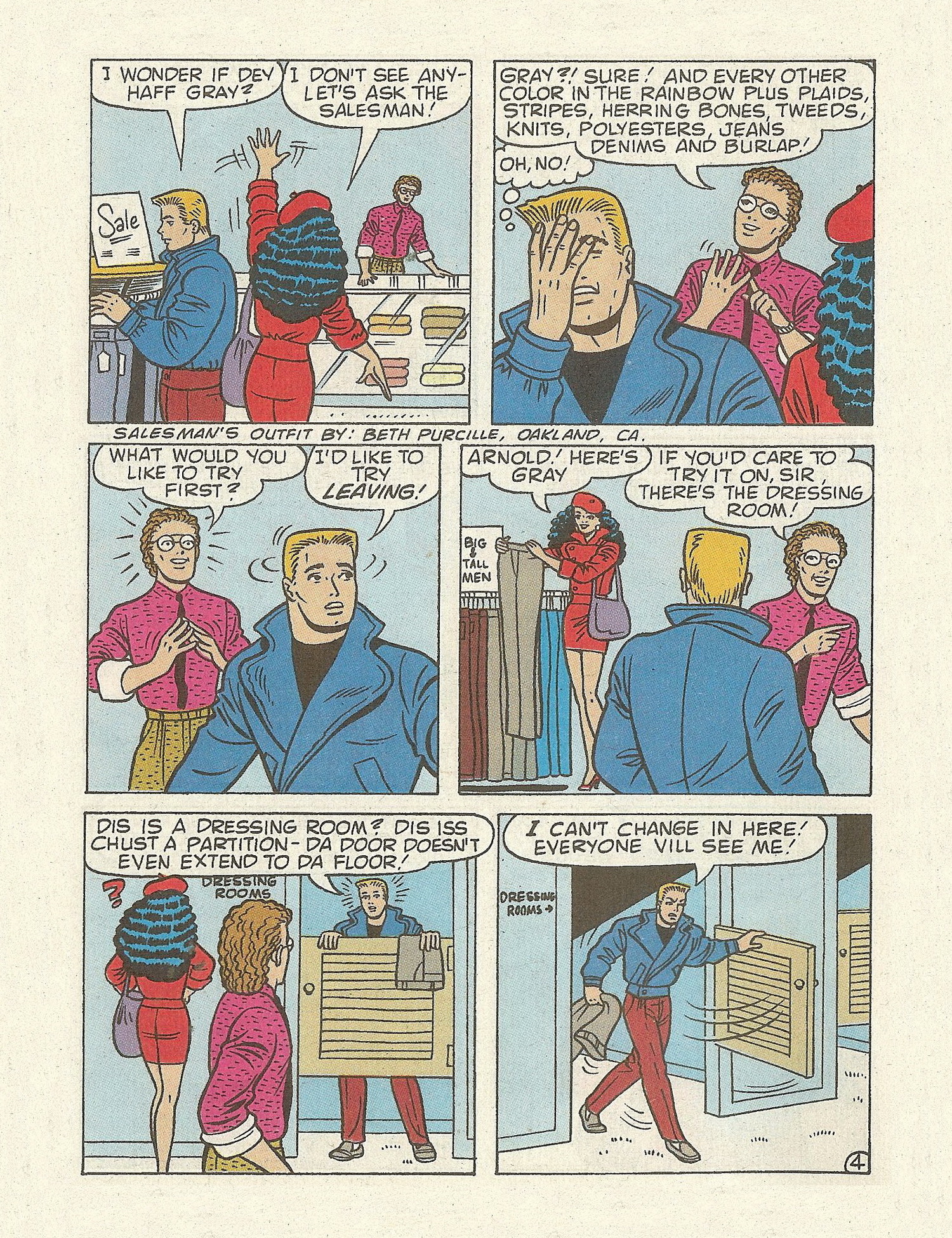 Read online Betty and Veronica Digest Magazine comic -  Issue #72 - 60