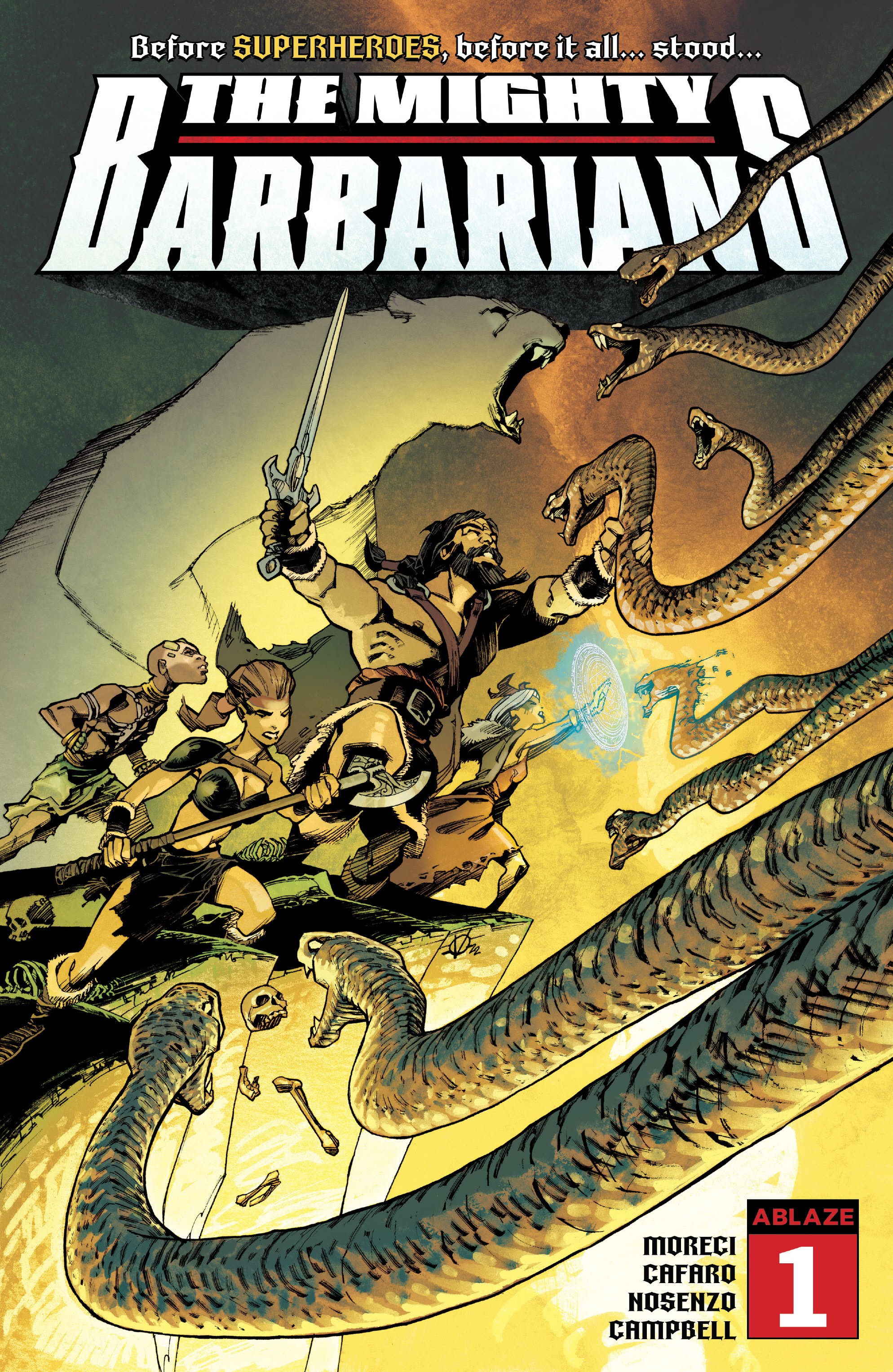 Read online The Mighty Barbarians comic -  Issue #1 - 1