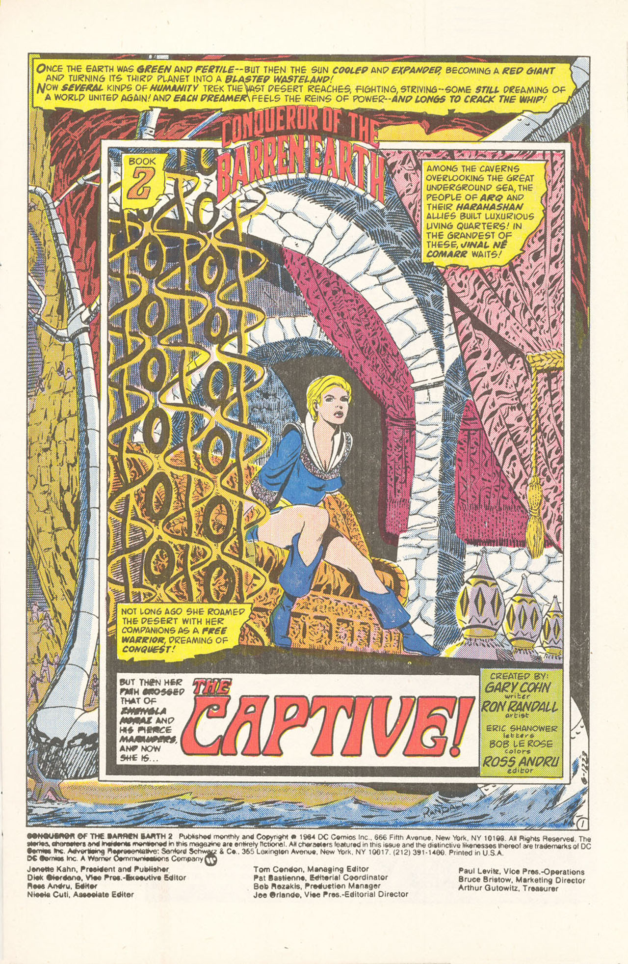 Read online Conqueror of the Barren Earth comic -  Issue #2 - 3