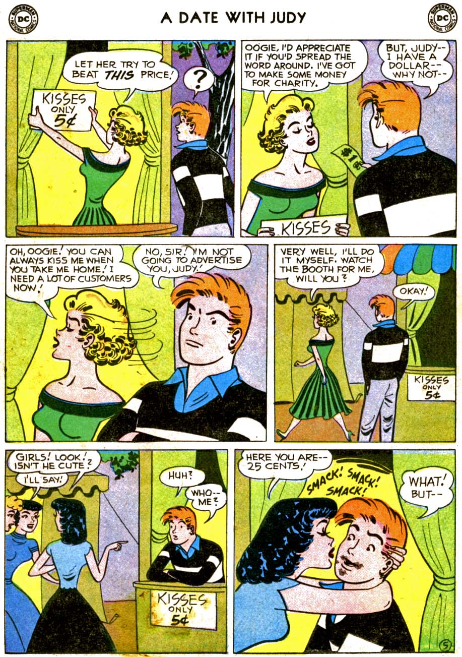 Read online A Date with Judy comic -  Issue #67 - 22