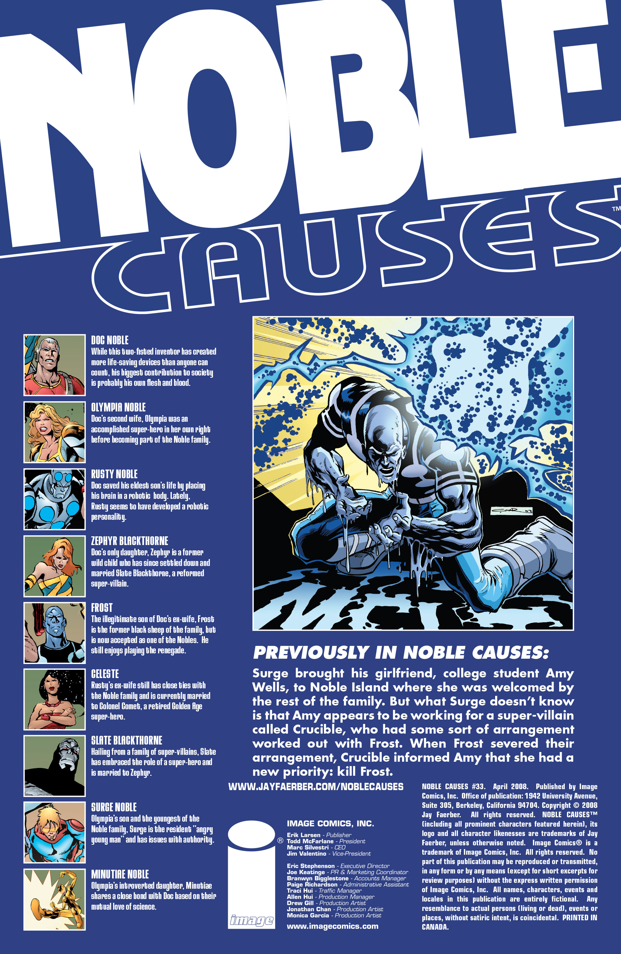 Read online Noble Causes (2004) comic -  Issue #33 - 2