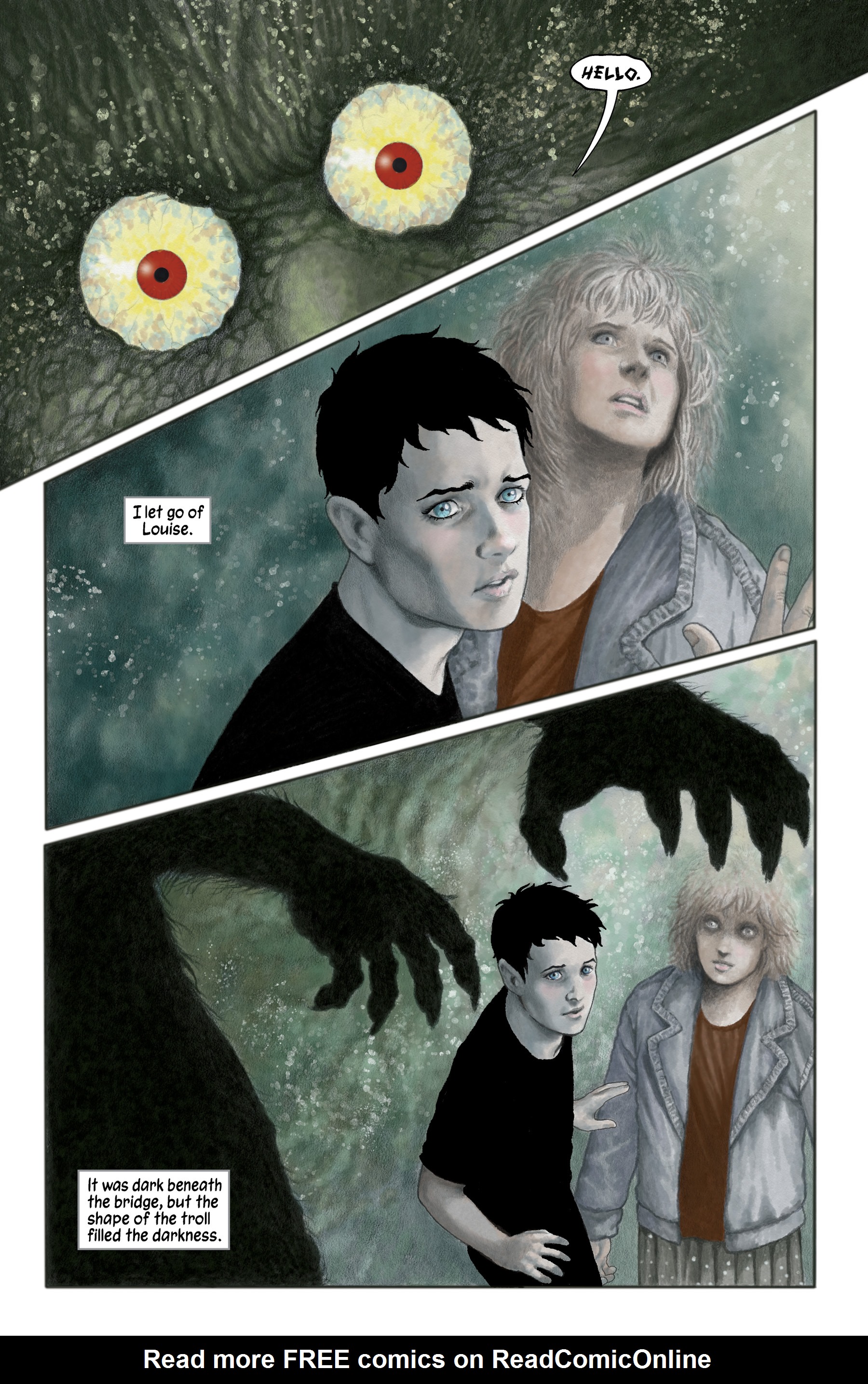 Read online Neil Gaiman's Troll Bridge comic -  Issue # TPB - 36