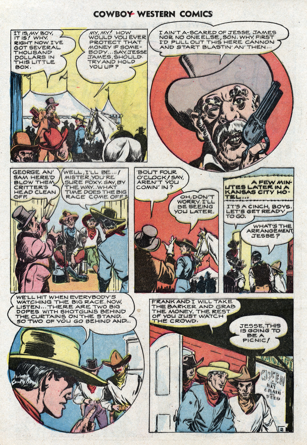 Read online Cowboy Western Comics (1948) comic -  Issue #22 - 4