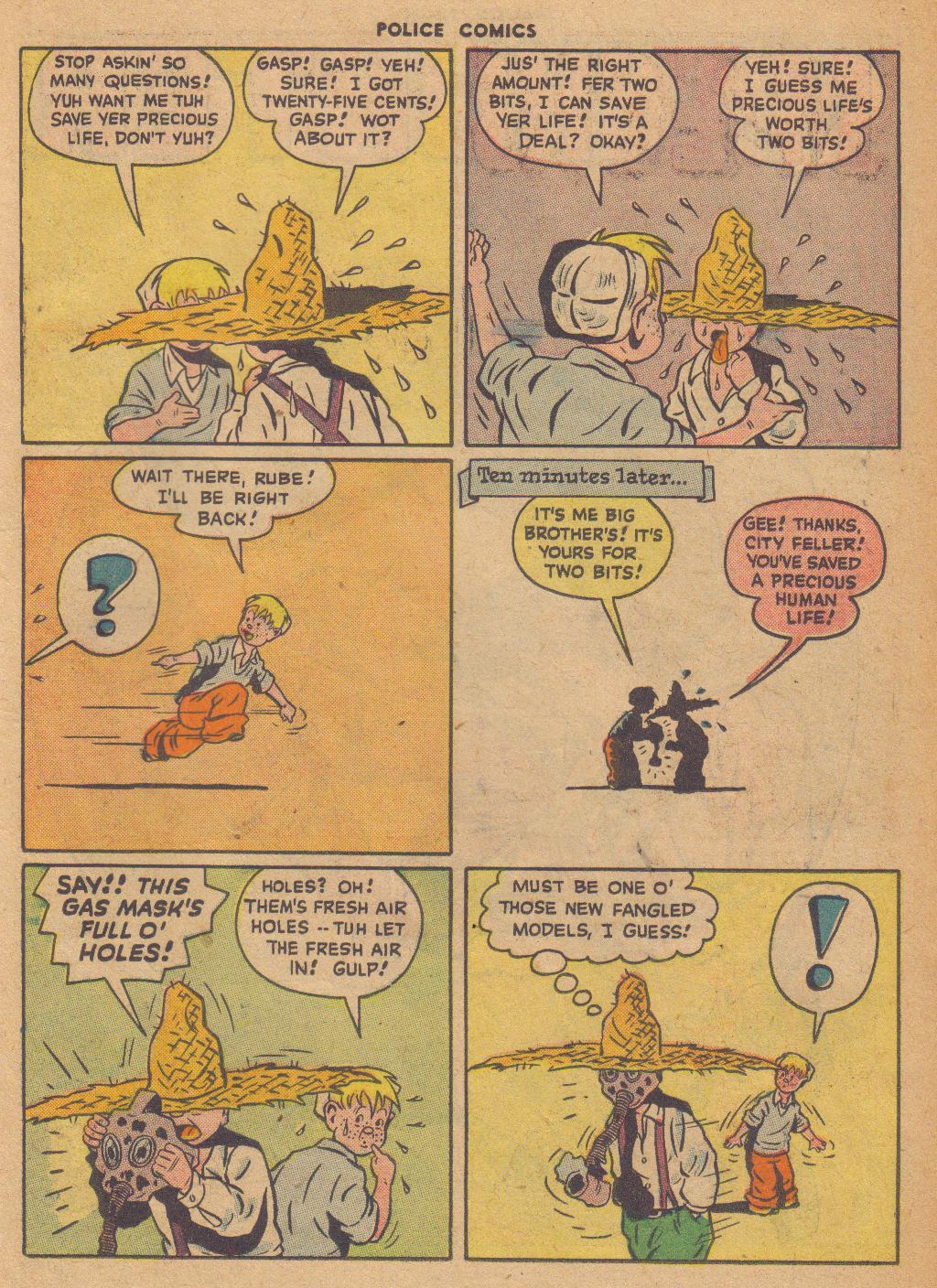 Read online Police Comics comic -  Issue #66 - 20