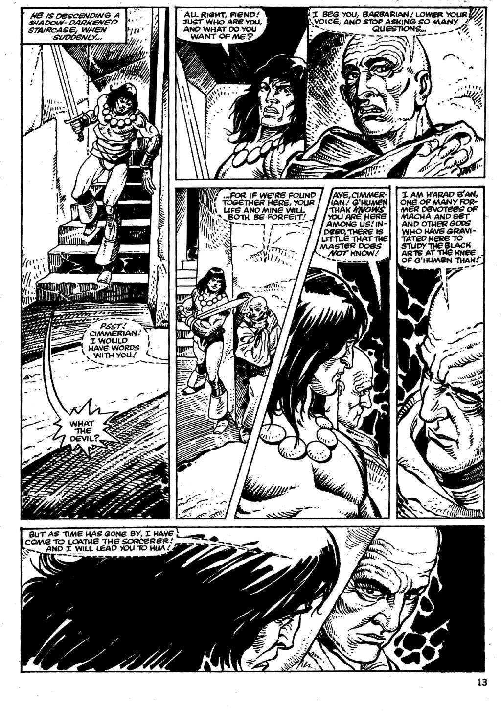 Read online The Savage Sword Of Conan comic -  Issue #86 - 13