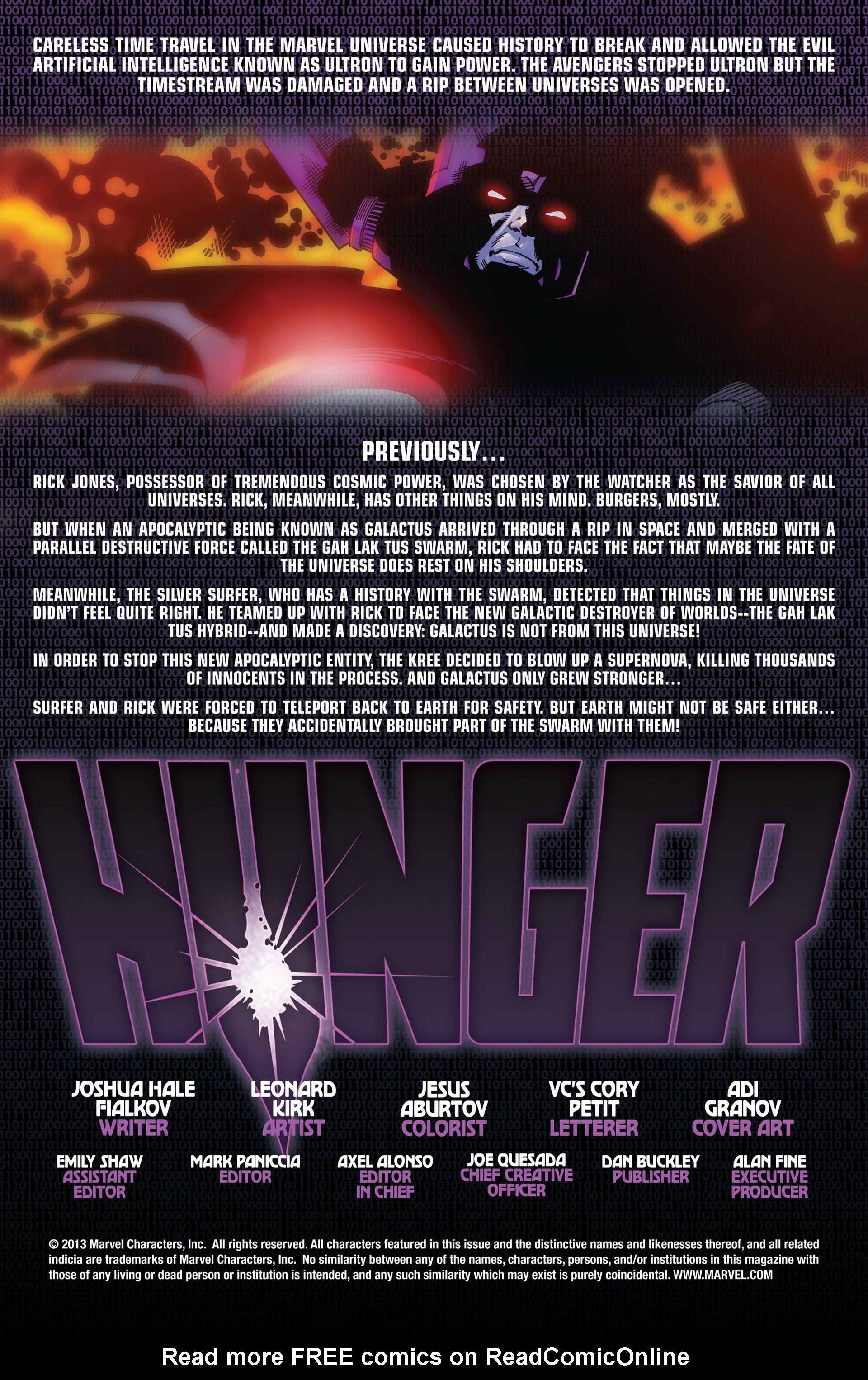 Read online Hunger comic -  Issue #3 - 2