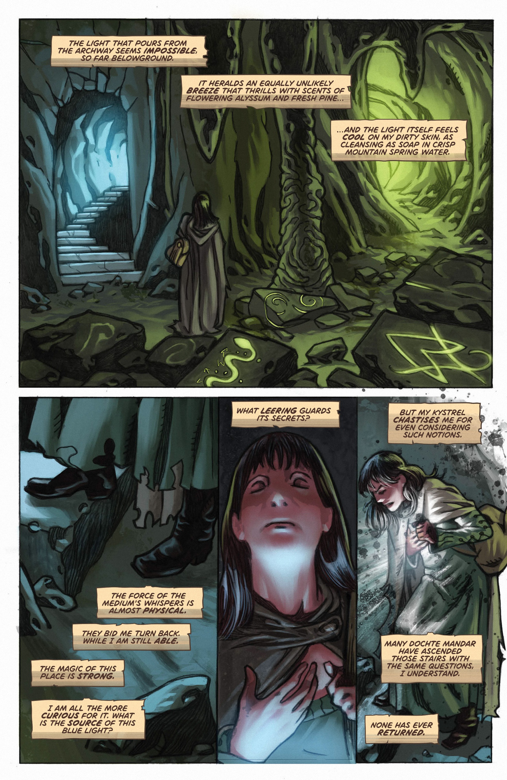 Read online Muirwood: The Lost Abbey comic -  Issue #4 - 13