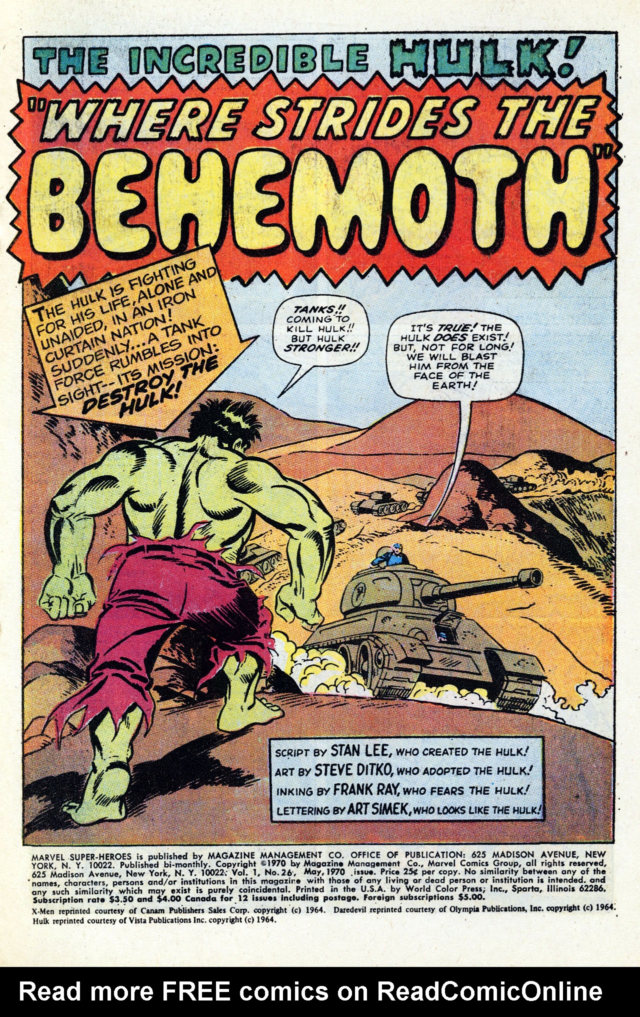 Read online Marvel Super-Heroes comic -  Issue #26 - 3