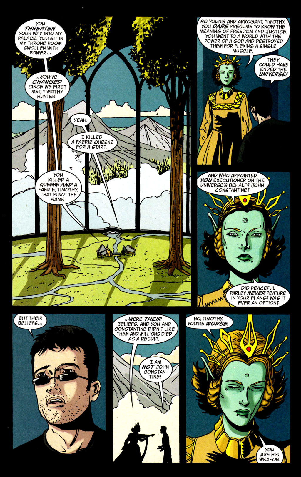 Read online Books of Magick: Life During Wartime comic -  Issue #15 - 14